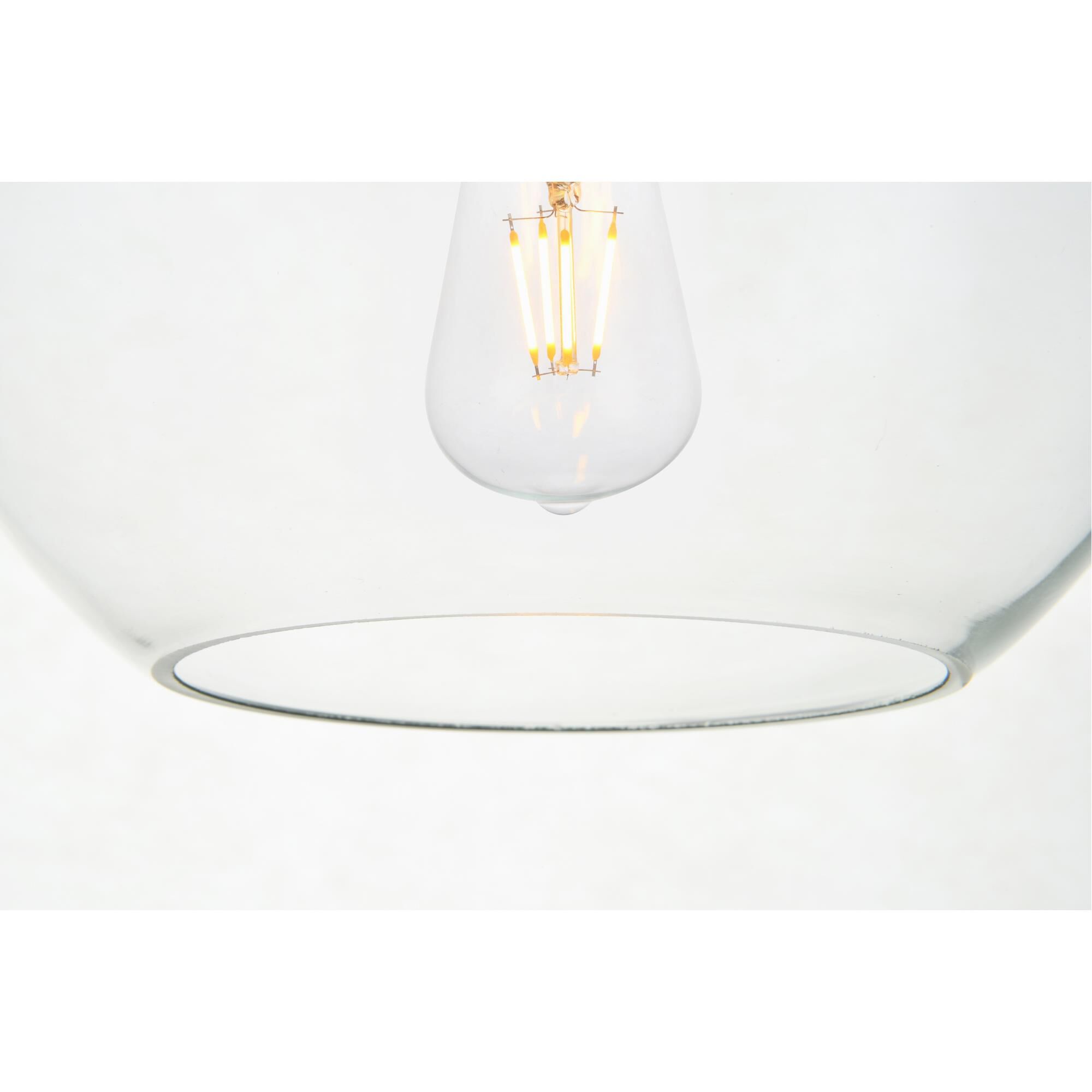 Baxter 8 Inch Mini Pendant by Elegant Lighting