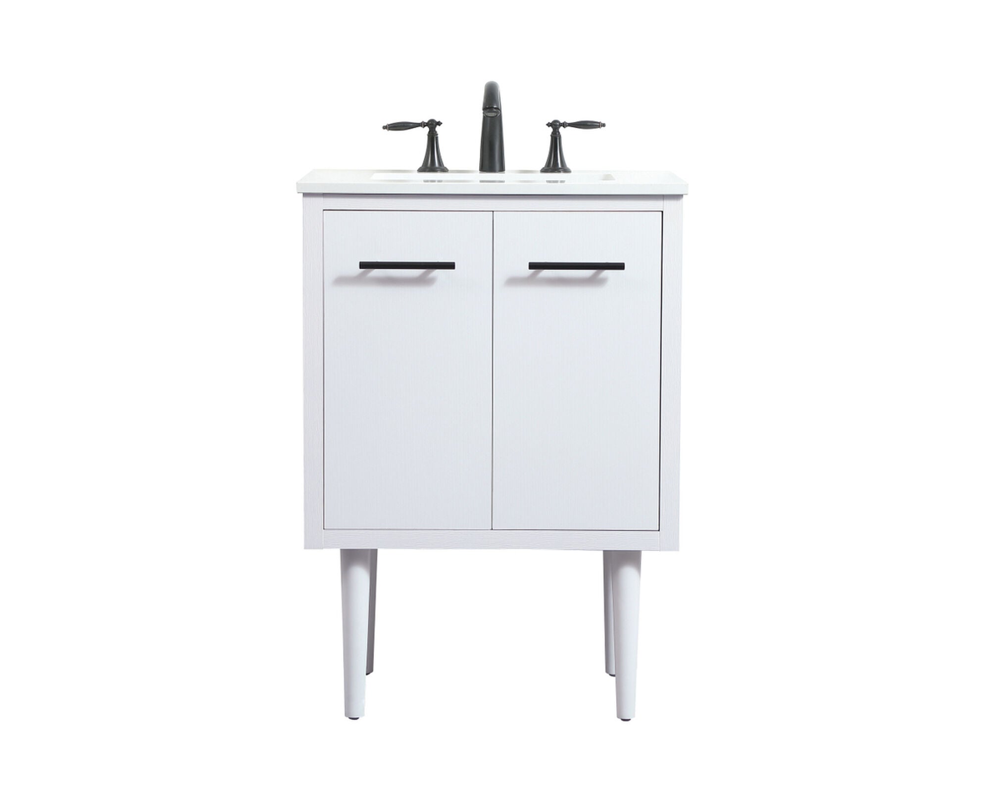 Shown in White finish