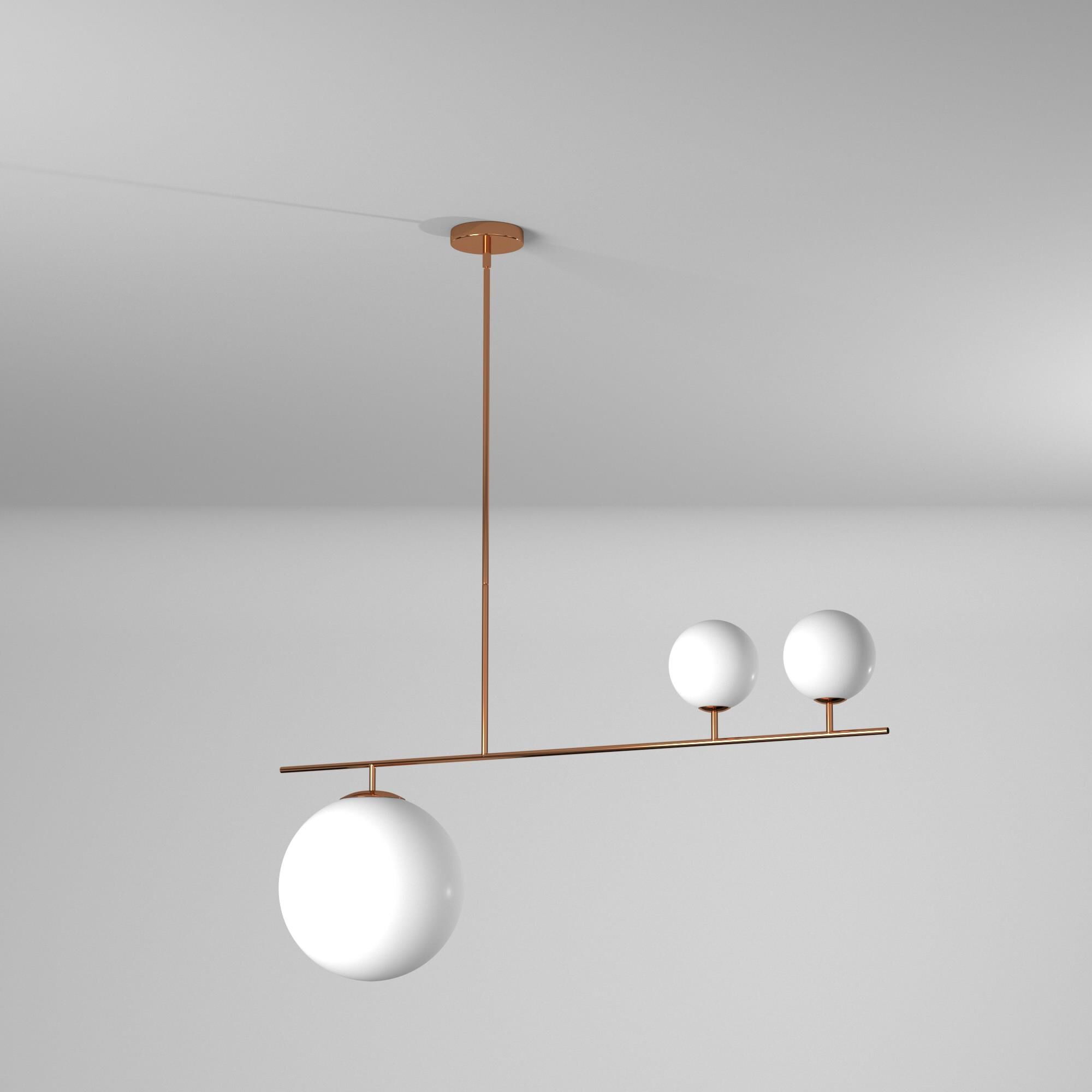 Orion 36 Inch 3 Light Linear Suspension Light by Dainolite