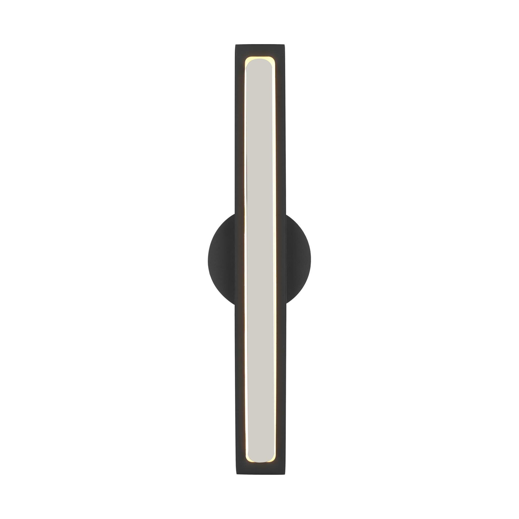 Shown in Nightshade Black finish and Clear Crystal glass