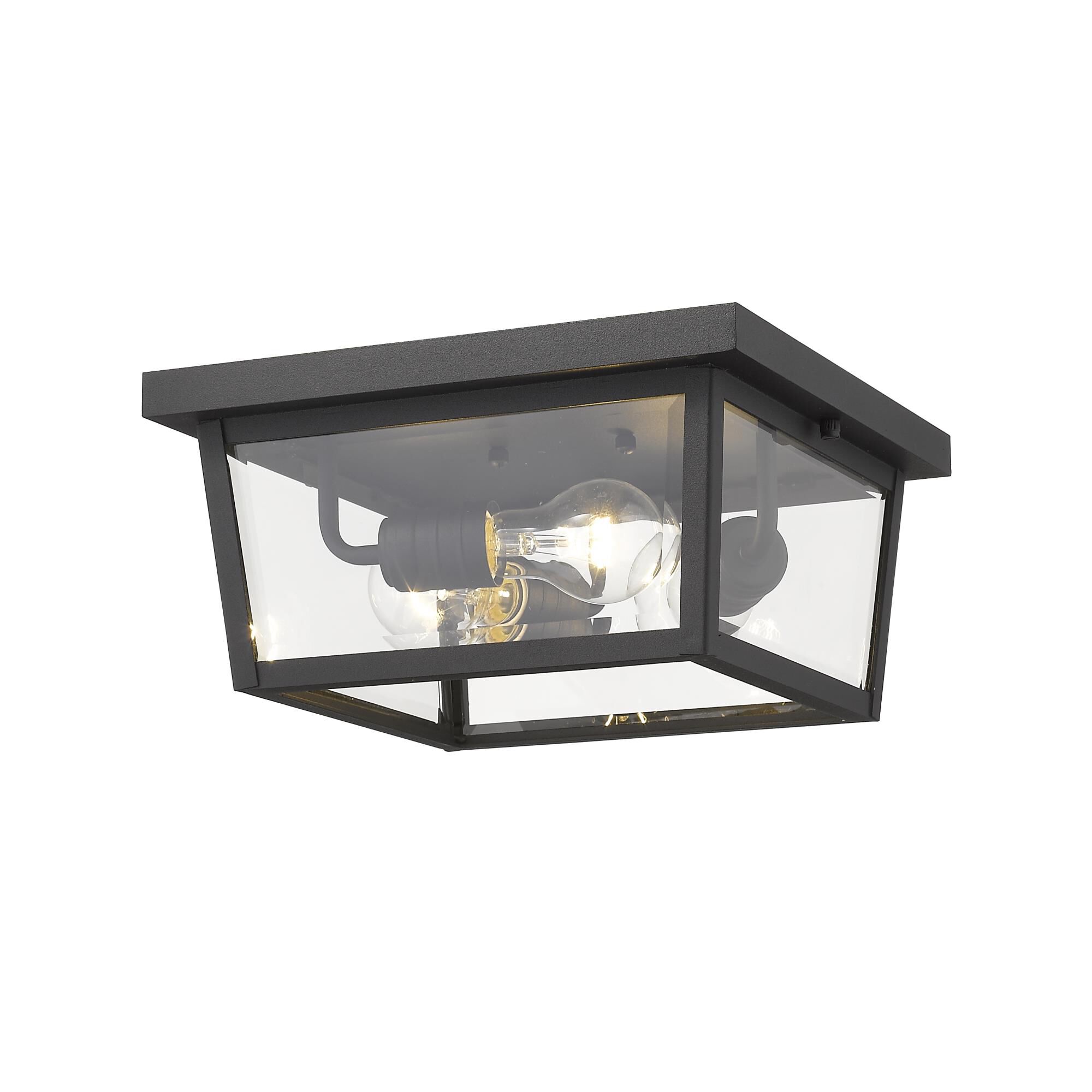 Beacon 12 Inch 3 Light Outdoor Flush Mount by Z-Lite
