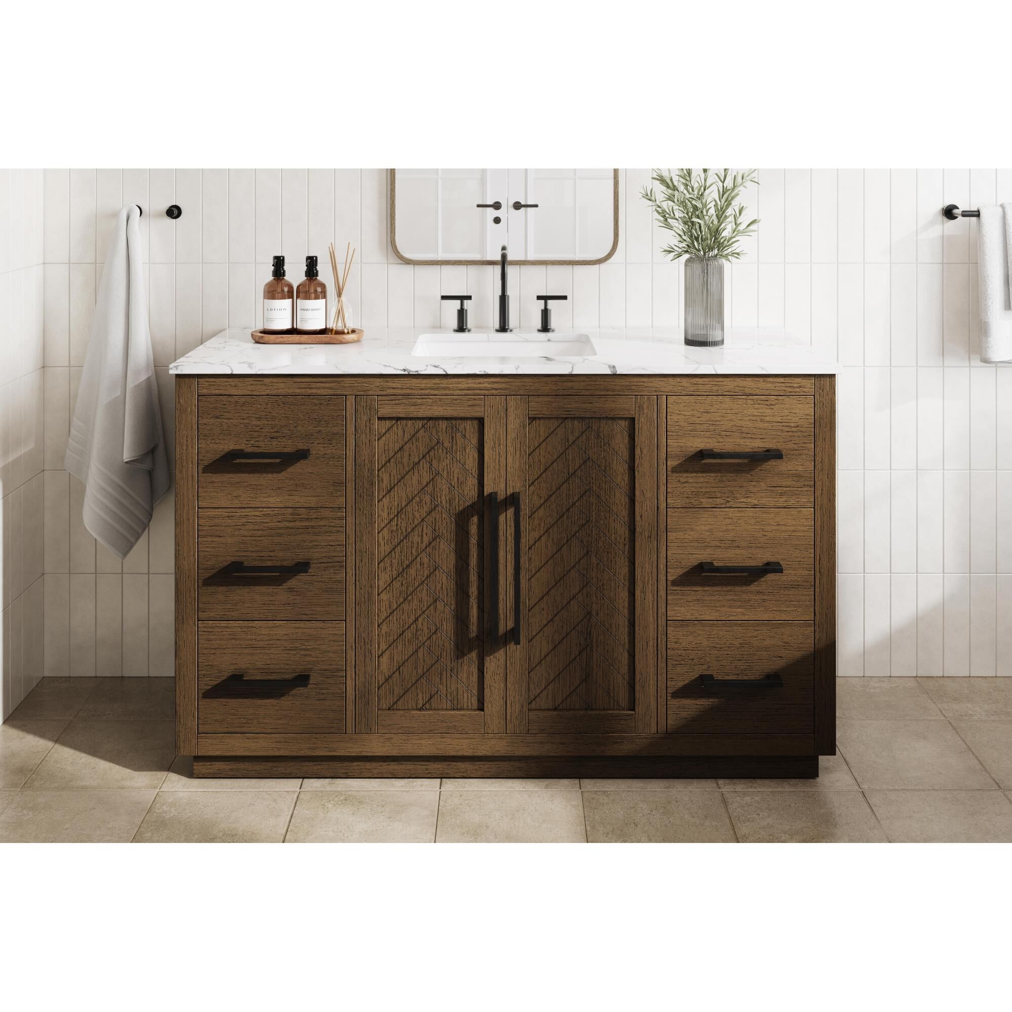 Chase 54 Inch Bath Vanity by Elegant Dcor