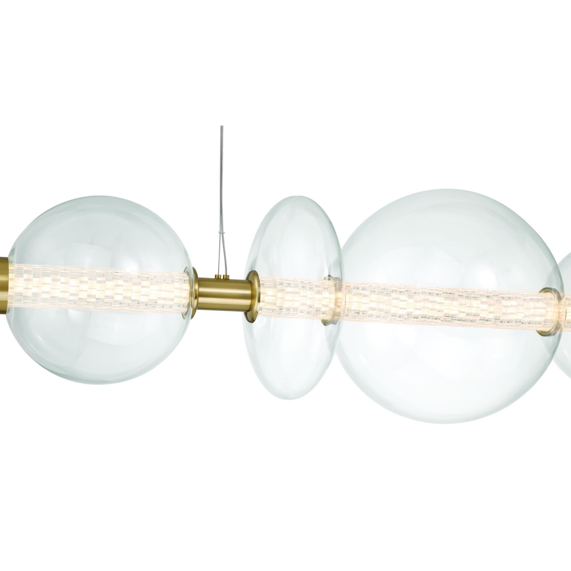 Atomo Large Linear Chandelier,