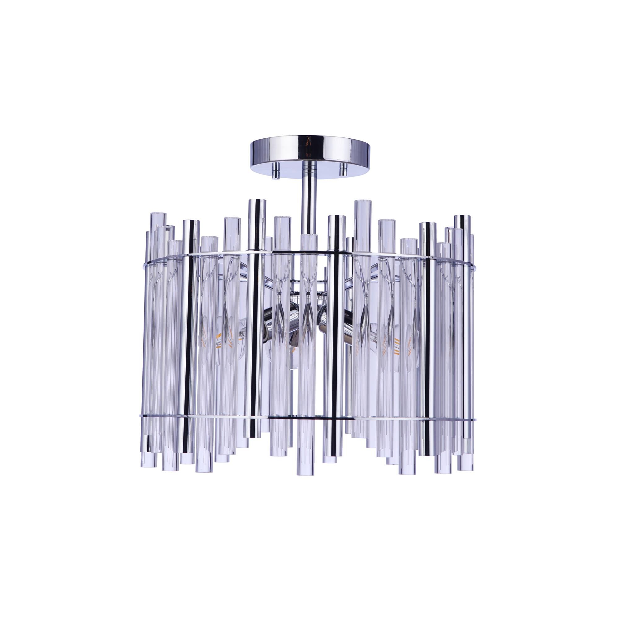 Reveal 16 Inch Semi Flush Mount,