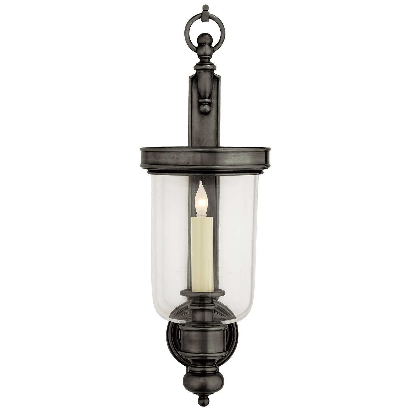 Visual Comfort Signature Collection Chapman & Myers Georgian Hurricane 22 Inch Wall Sconce