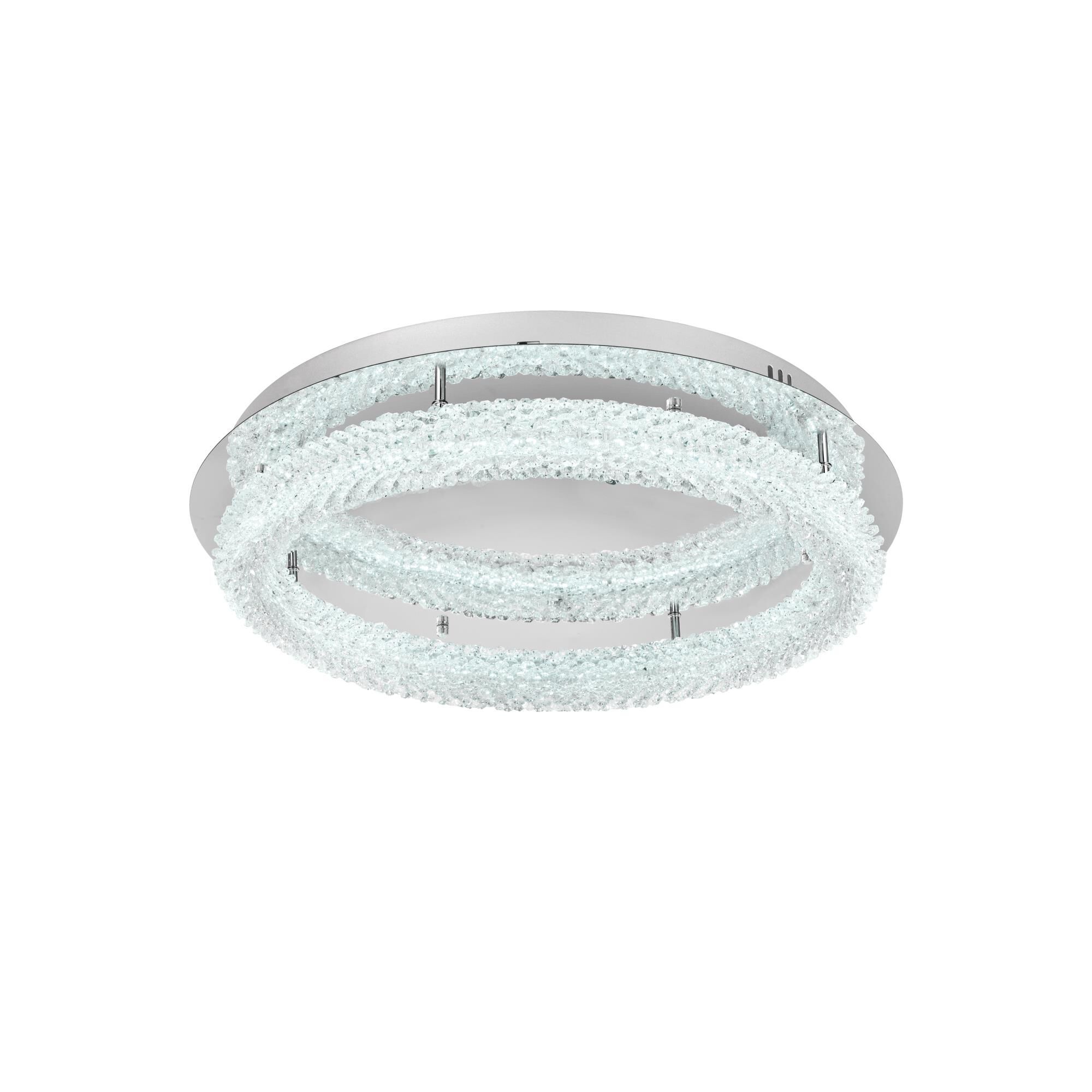 Bowen 26 Inch Semi Flush Mount by Elegant Lighting