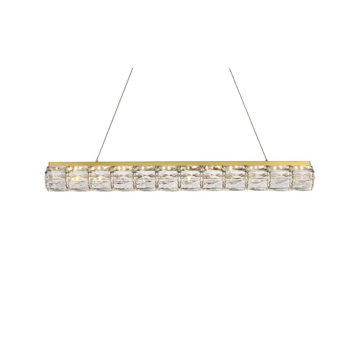 Shown in Gold finish and Clear Royal Cut crystal