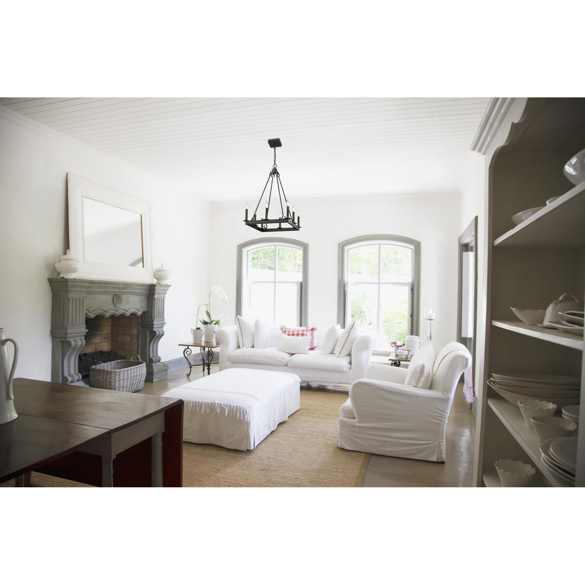 Barclay 20 Inch 8 Light Mini Chandelier by Z-Lite