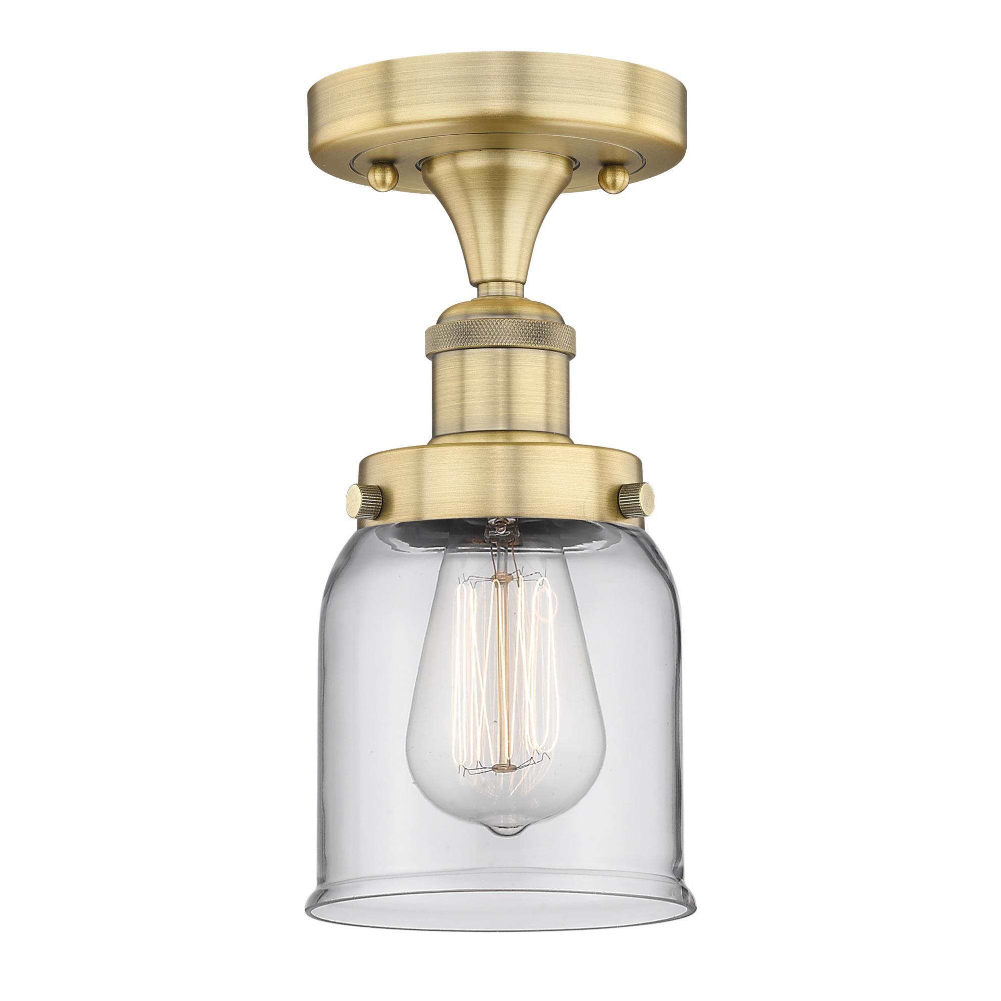 Bruno Marashlian Bell 6 Inch 1 Light Semi Flush Mount by Innovations Lighting