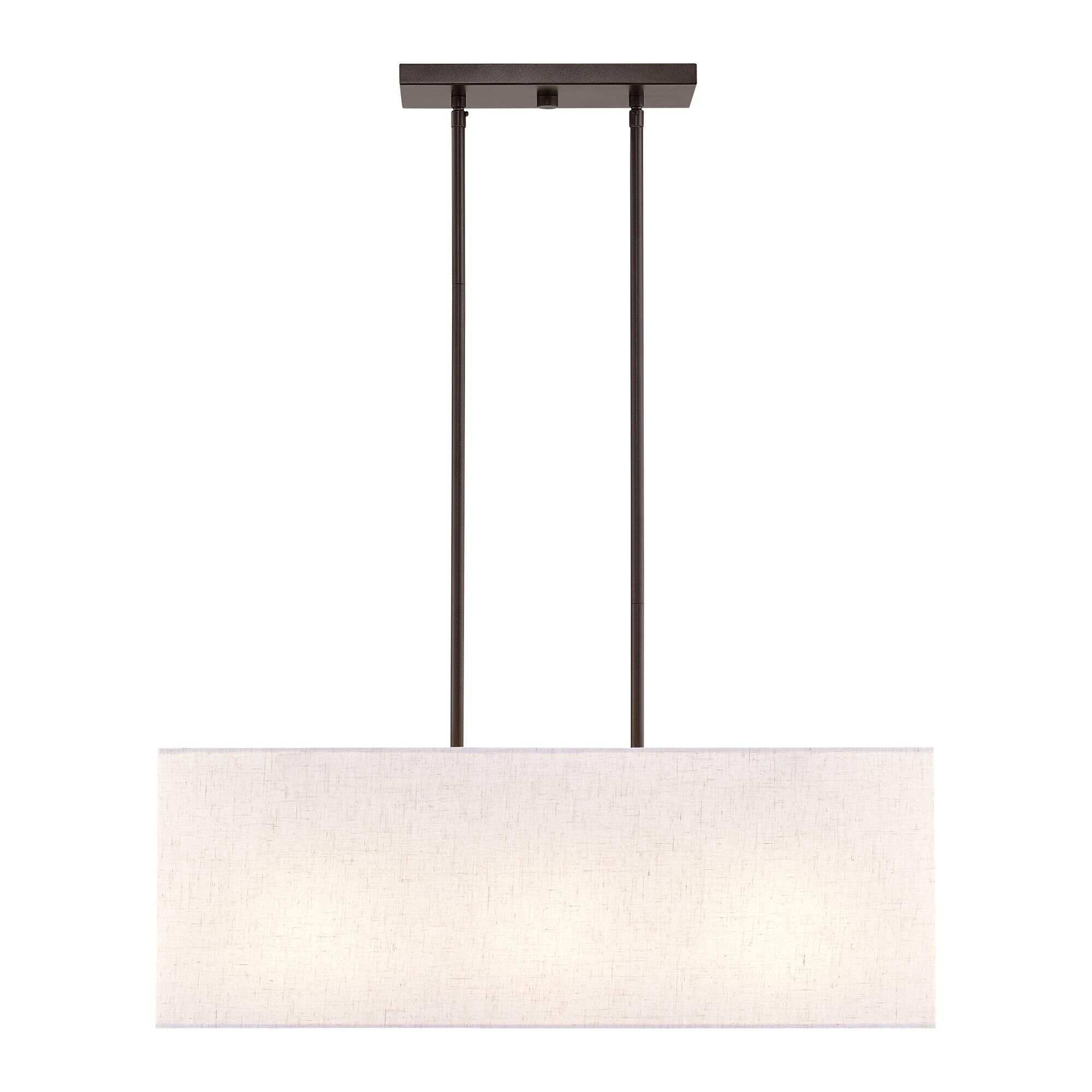 Summit 28 Inch 3 Light Linear Suspension Light by Livex Lighting