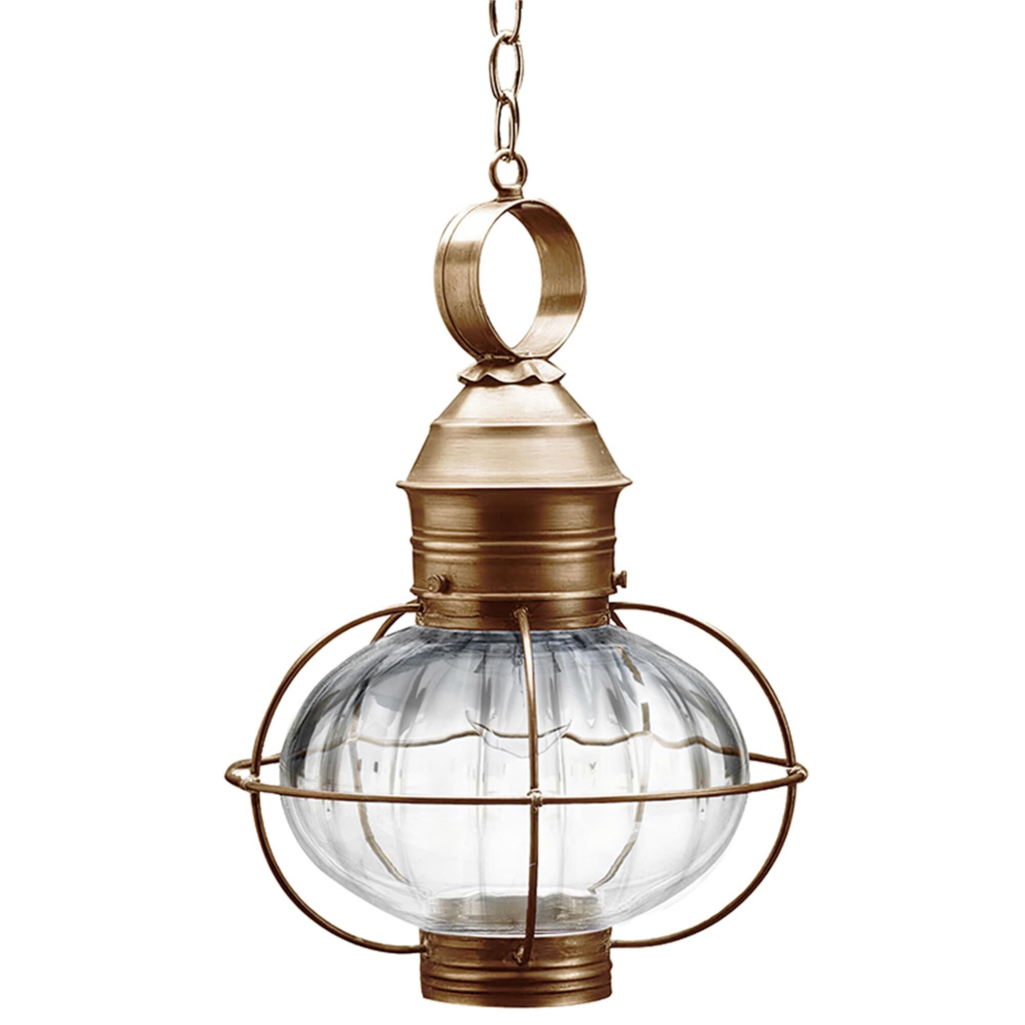 Onion 17 Inch 1 Light Outdoor Hanging Lantern,