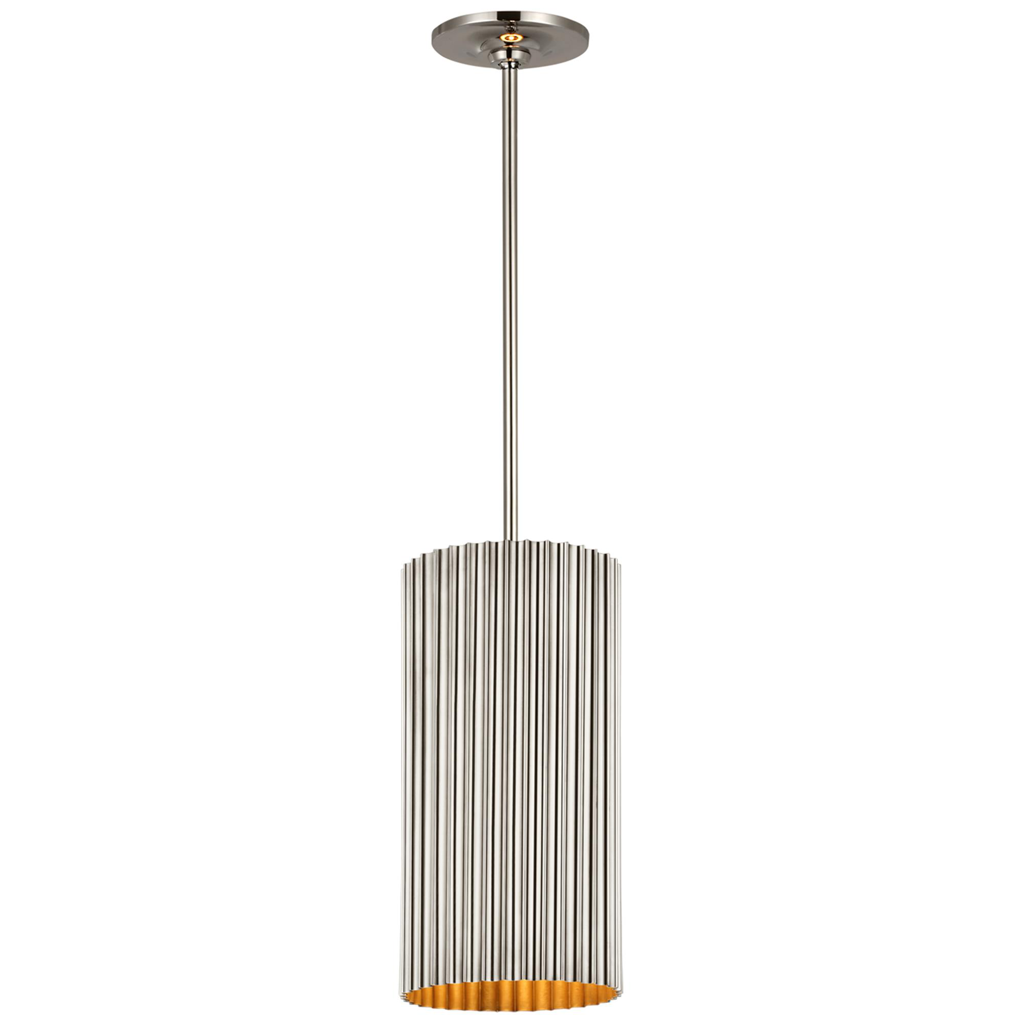 Shown in Polished Nickel finish and No Option shade