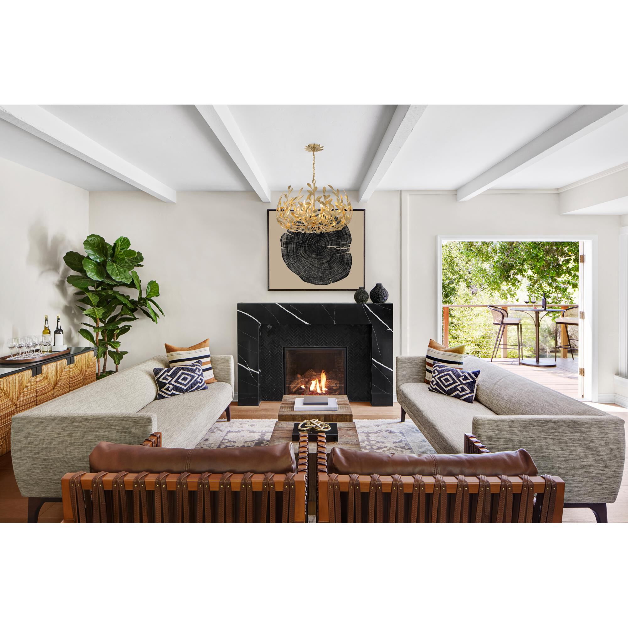 Broche 27 Inch Chandelier Capitol Lighting