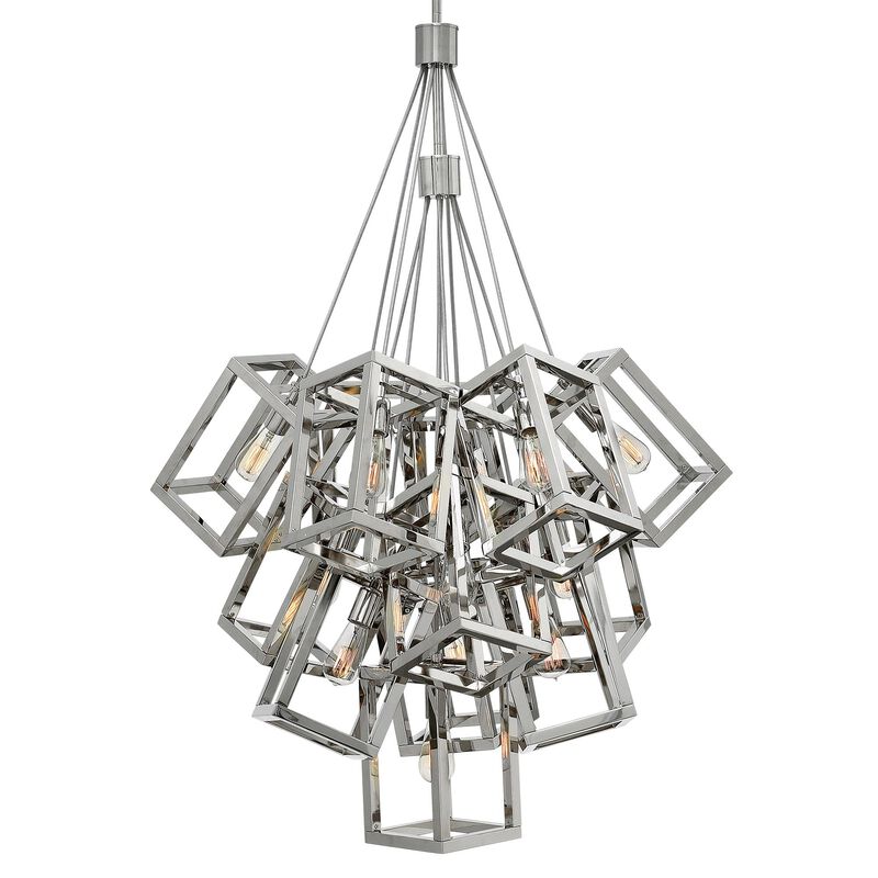 Ensemble 32 Inch 13 Light Multi Light Pendant by Fredrick Ramond