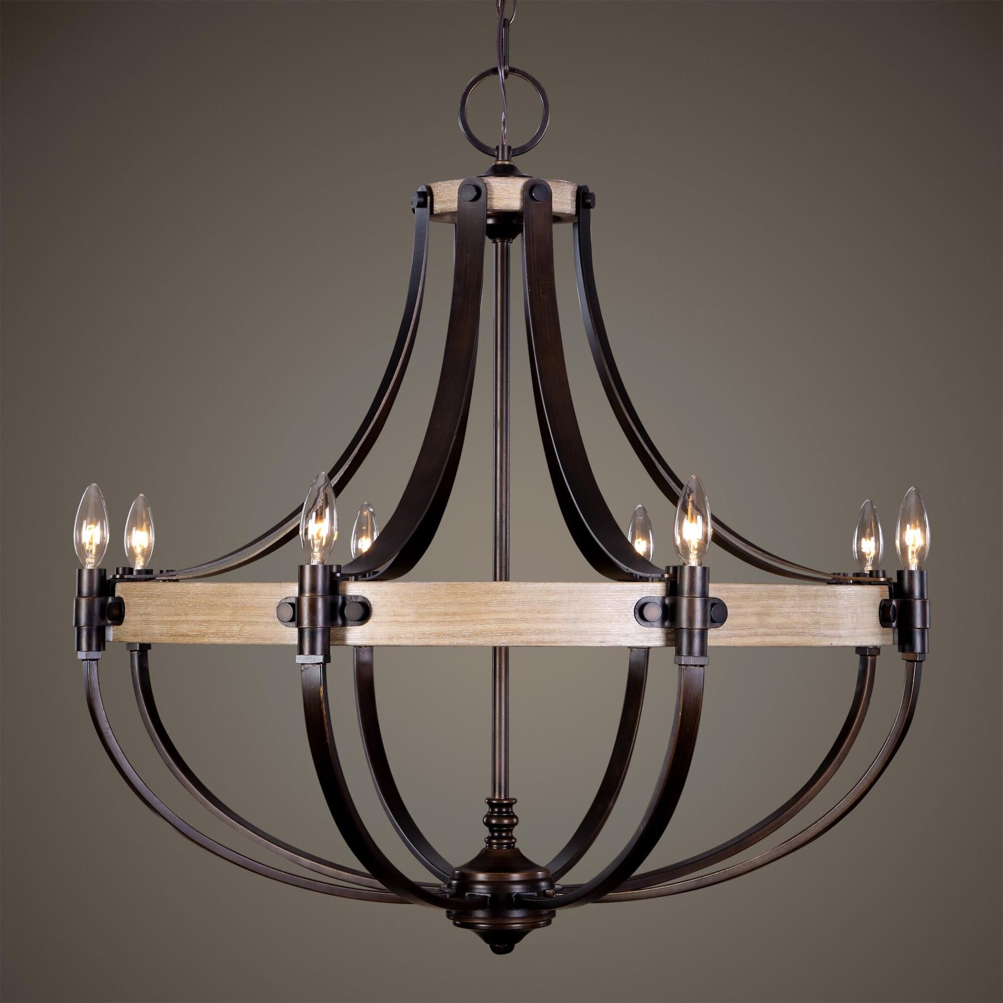 Kalizma Home Dubois 32 Inch 8 Light Chandelier by Uttermost