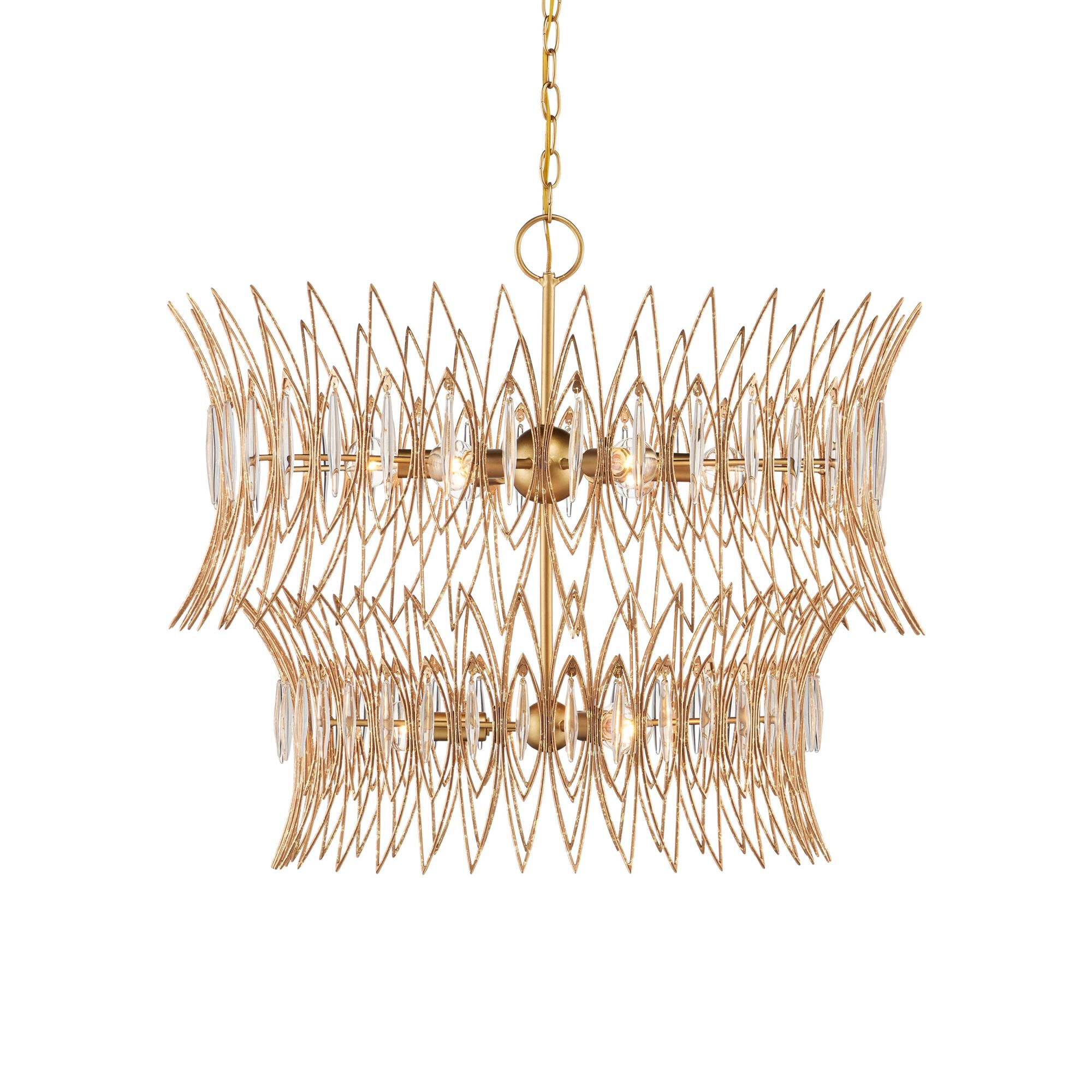 Marquise 30 Inch Chandelier by Currey and Company