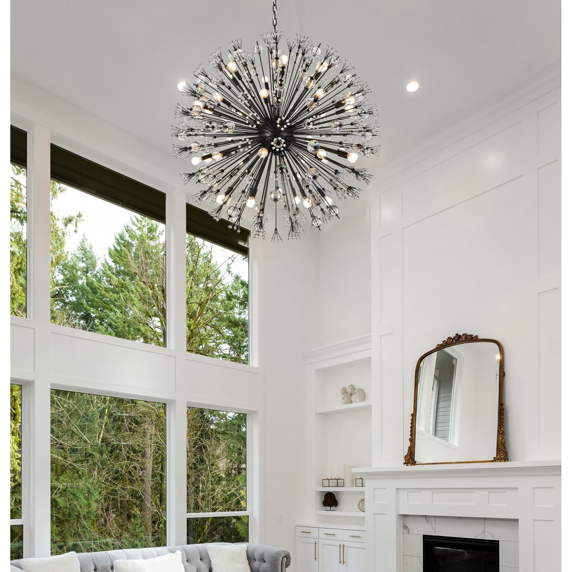Vera 44 Inch Large Pendant by Elegant Lighting
