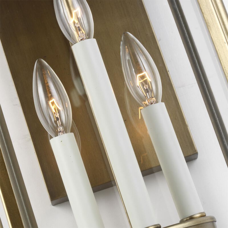 Sean Lavin Wellsworth 22 Inch Tall 3 Light Outdoor Wall Light by Visual Comfort Studio Collection