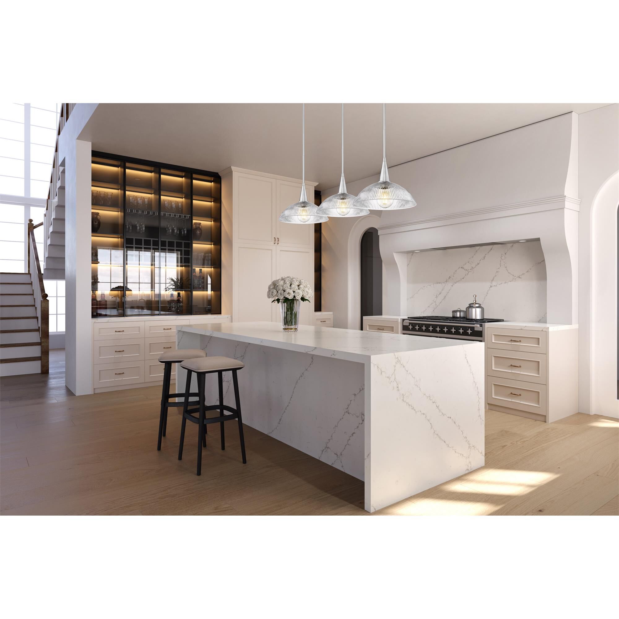 Lunelle Medium Linear Chandelier,