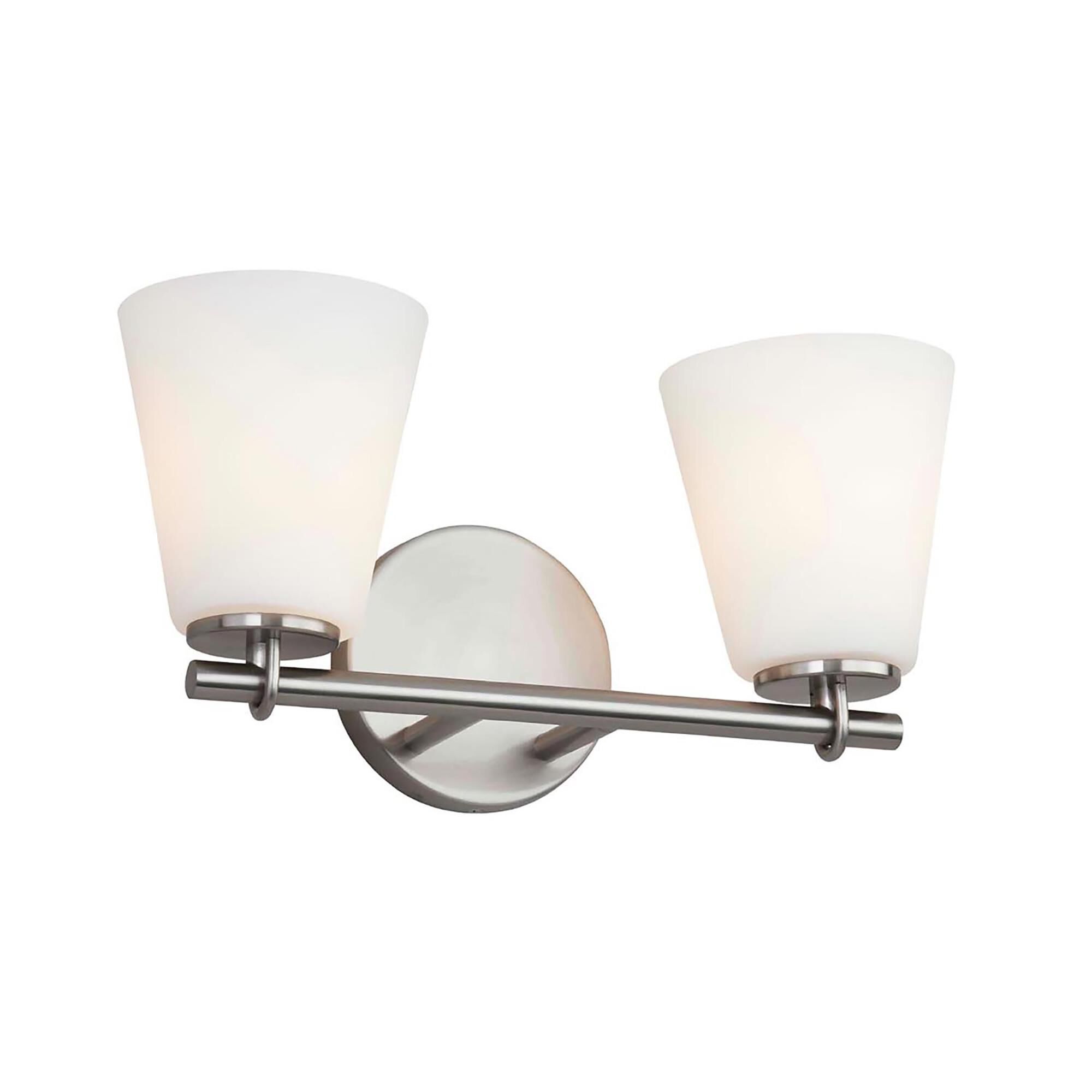 Fusion Alpino 15 Inch 2 Light Bath Vanity Light by Justice Design Group
