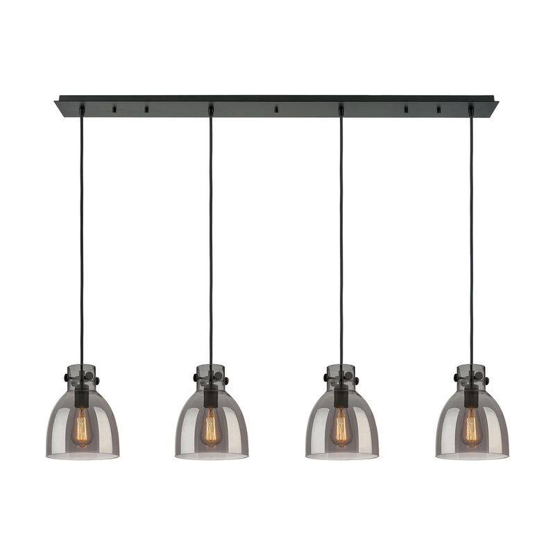 Bruno Marashlian Newton Bell 51 Inch 4 Light Linear Suspension Light by Innovations Lighting