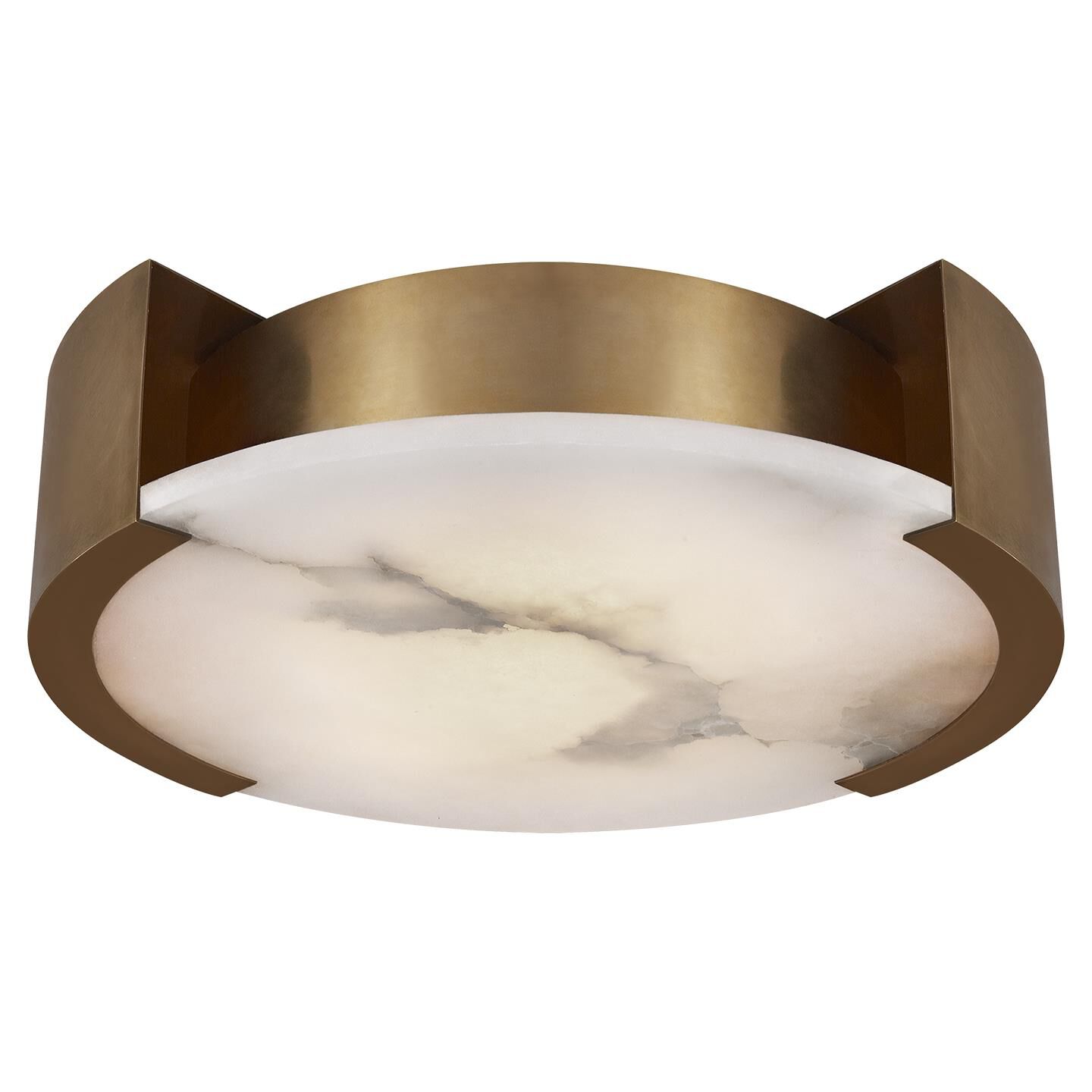 Kelly Wearstler Melange 17 Inch 2 Light Flush Mount by Visual Comfort Signature Collection
