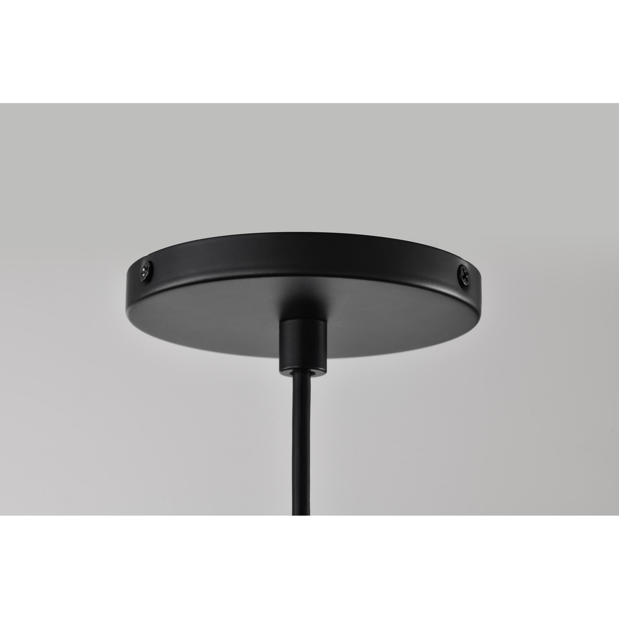 Shown in Matte Black finish and K9 Bubble Crystal glass