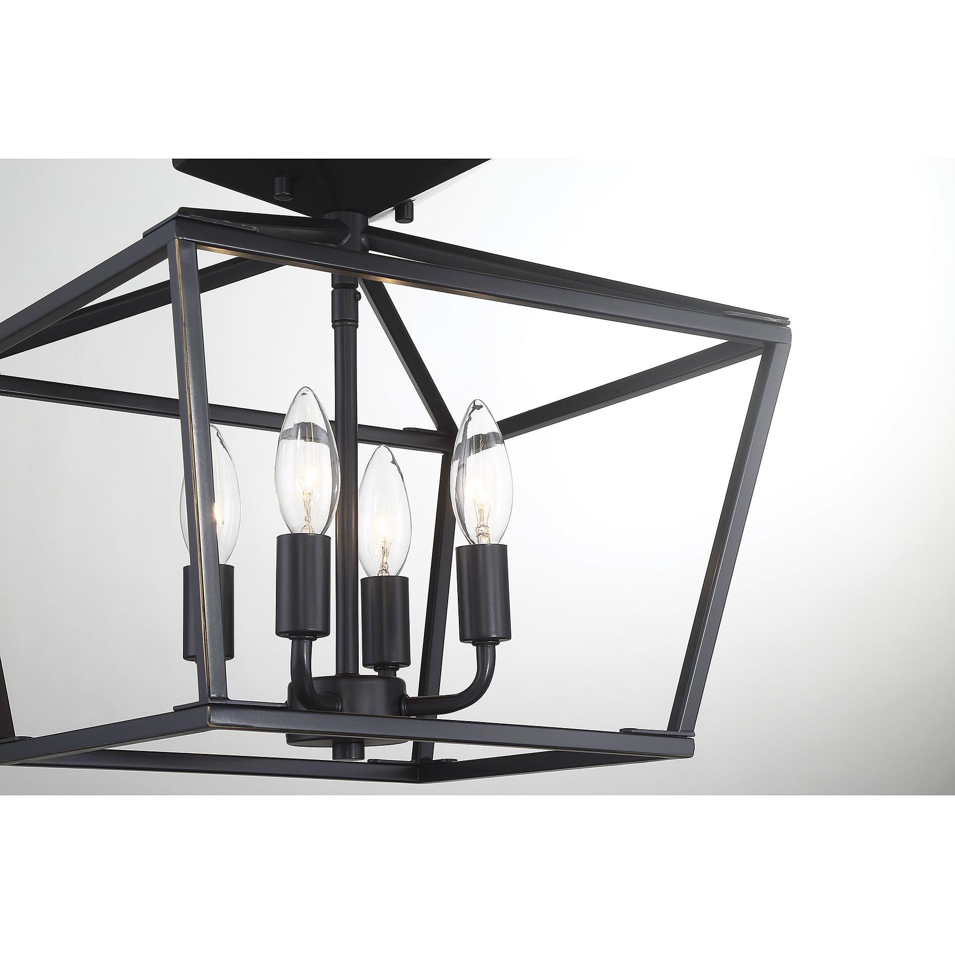 Townsend 13 Inch 4 Light Semi Flush Mount by Savoy House