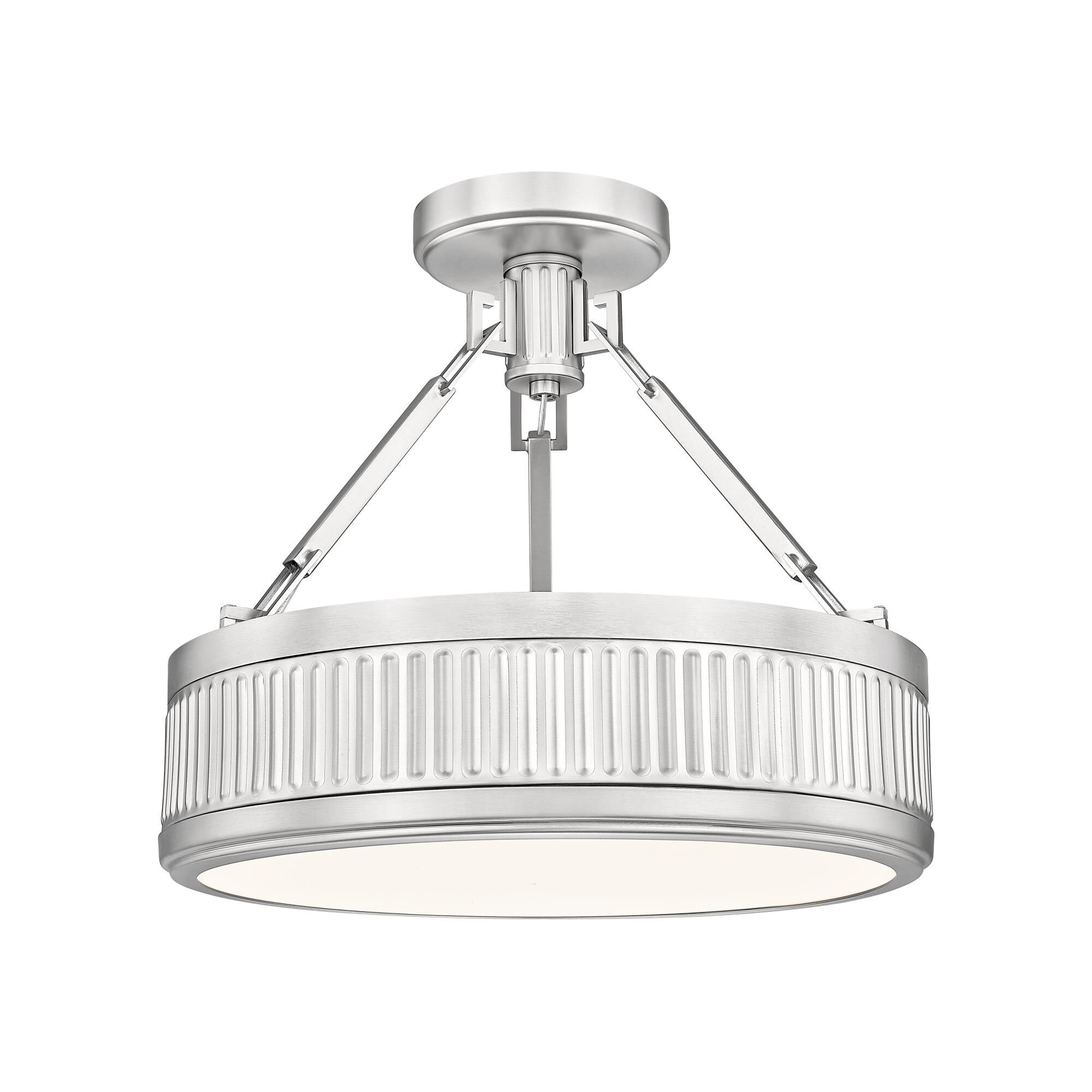 Quinn 15 Inch Semi Flush Mount by Z-lite