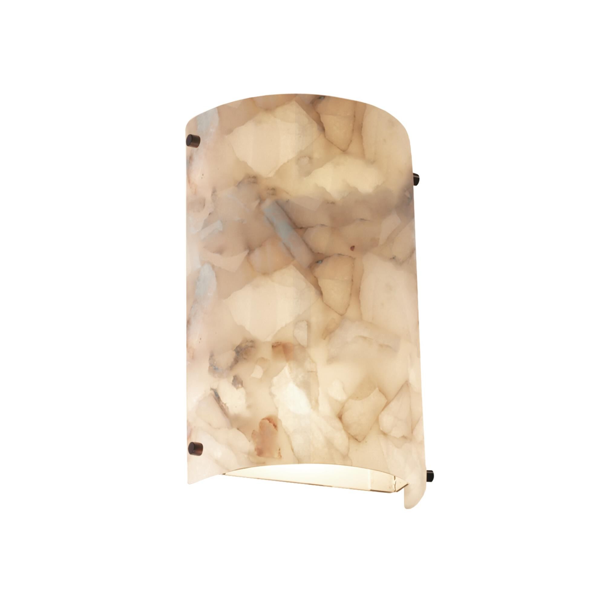 Alabaster Rocks 8 Inch Wall Sconce by Justice Design Group