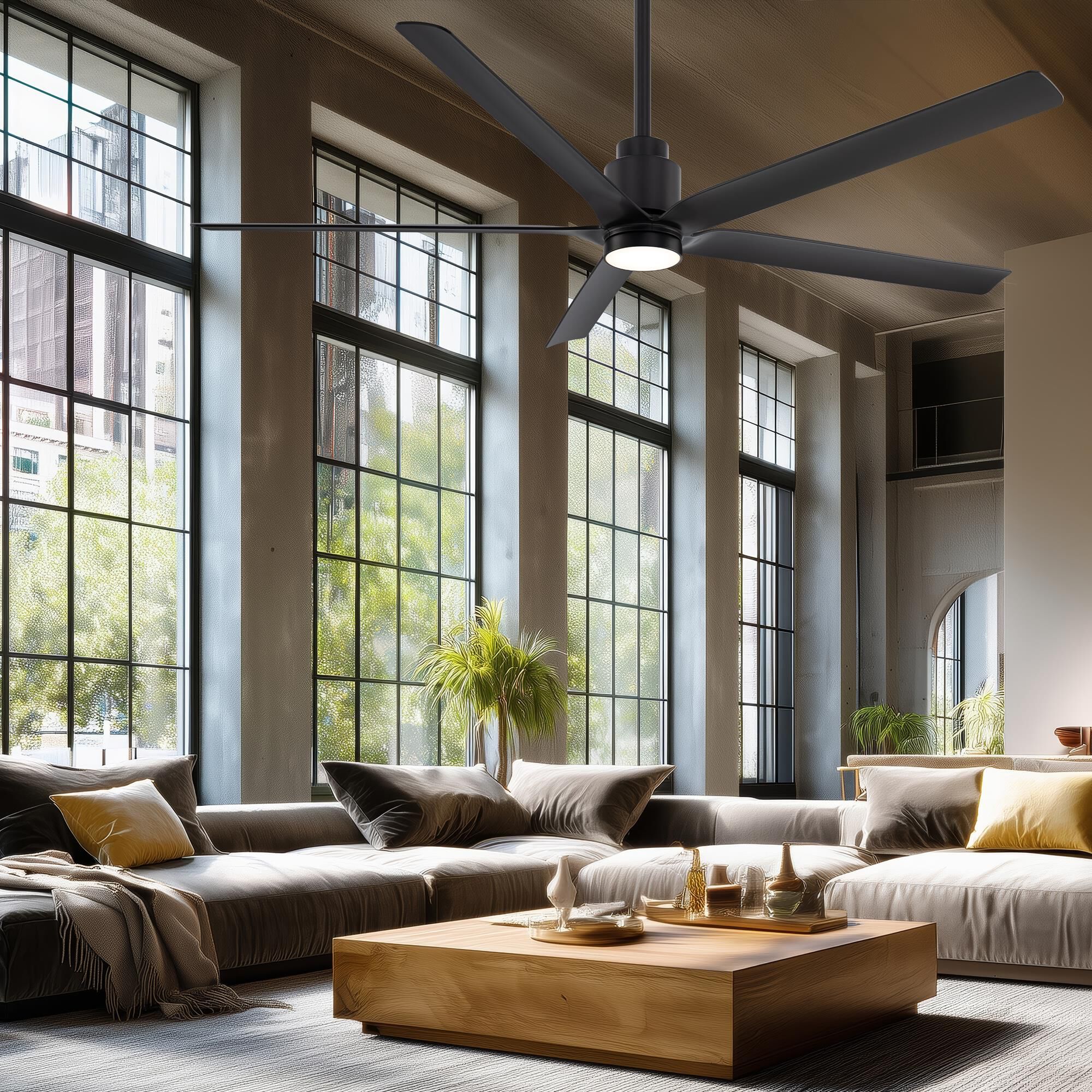 Smooth 56 Inch Ceiling Fan with Light Kit by Modern Forms