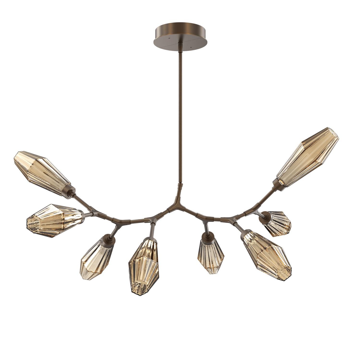 Shown in Flat Bronze finish and Optic Rib Bronze glass