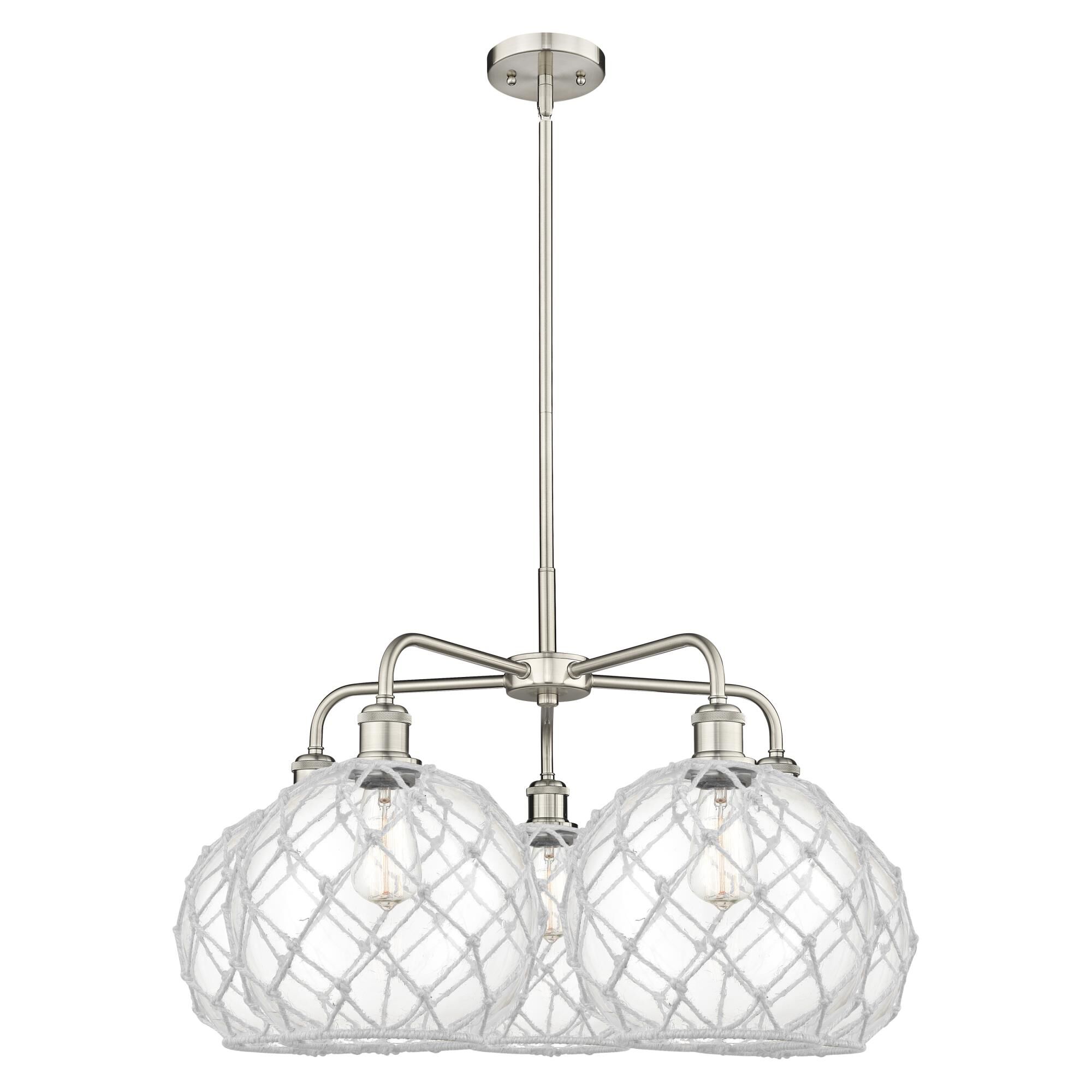 Bruno Marashlian Farmhouse Rope 29 Inch Chandelier by Innovations Lighting