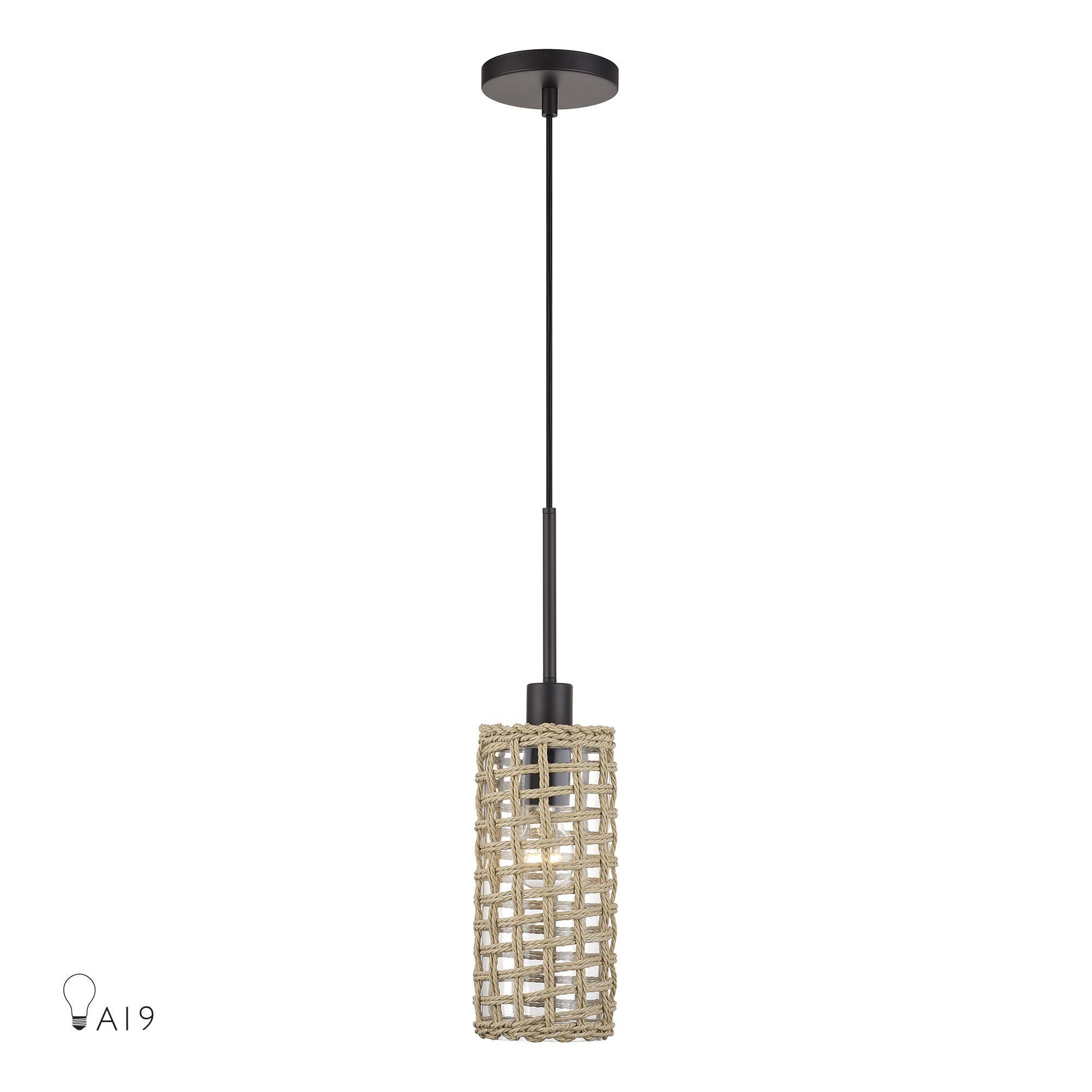 Twinewell 5 Inch Mini Pendant by Livex Lighting