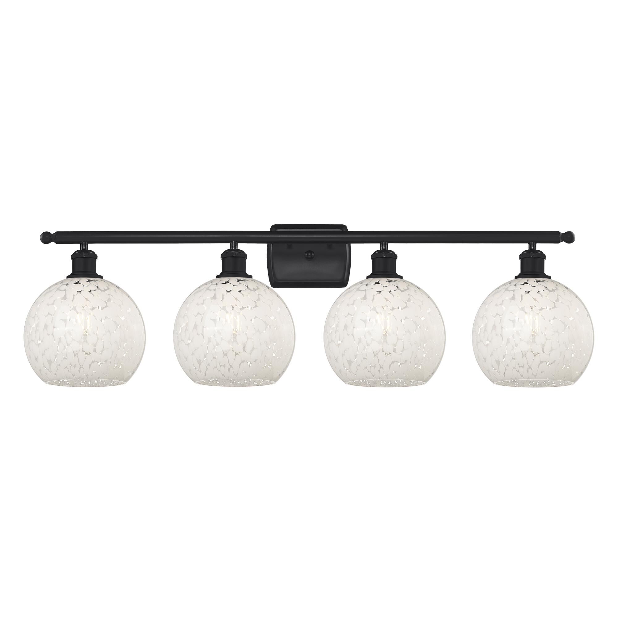 Bruno Marashlian White Mouchette 38 Inch Bath Vanity Light by Innovations Lighting