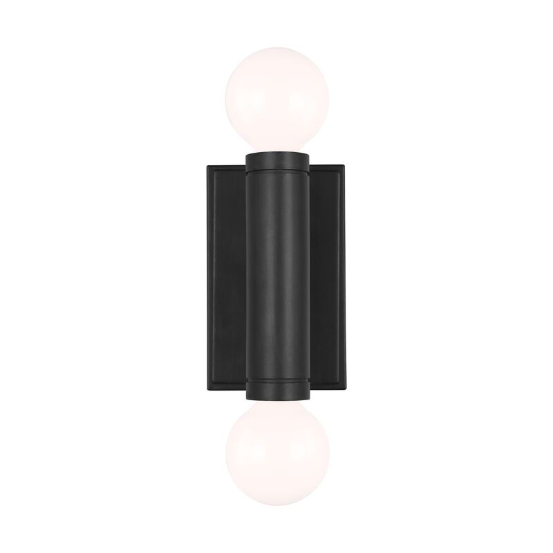 Thomas O'Brien Beckham Modern 4 Inch 2 Light Bath Vanity Light by Visual Comfort Studio Collection