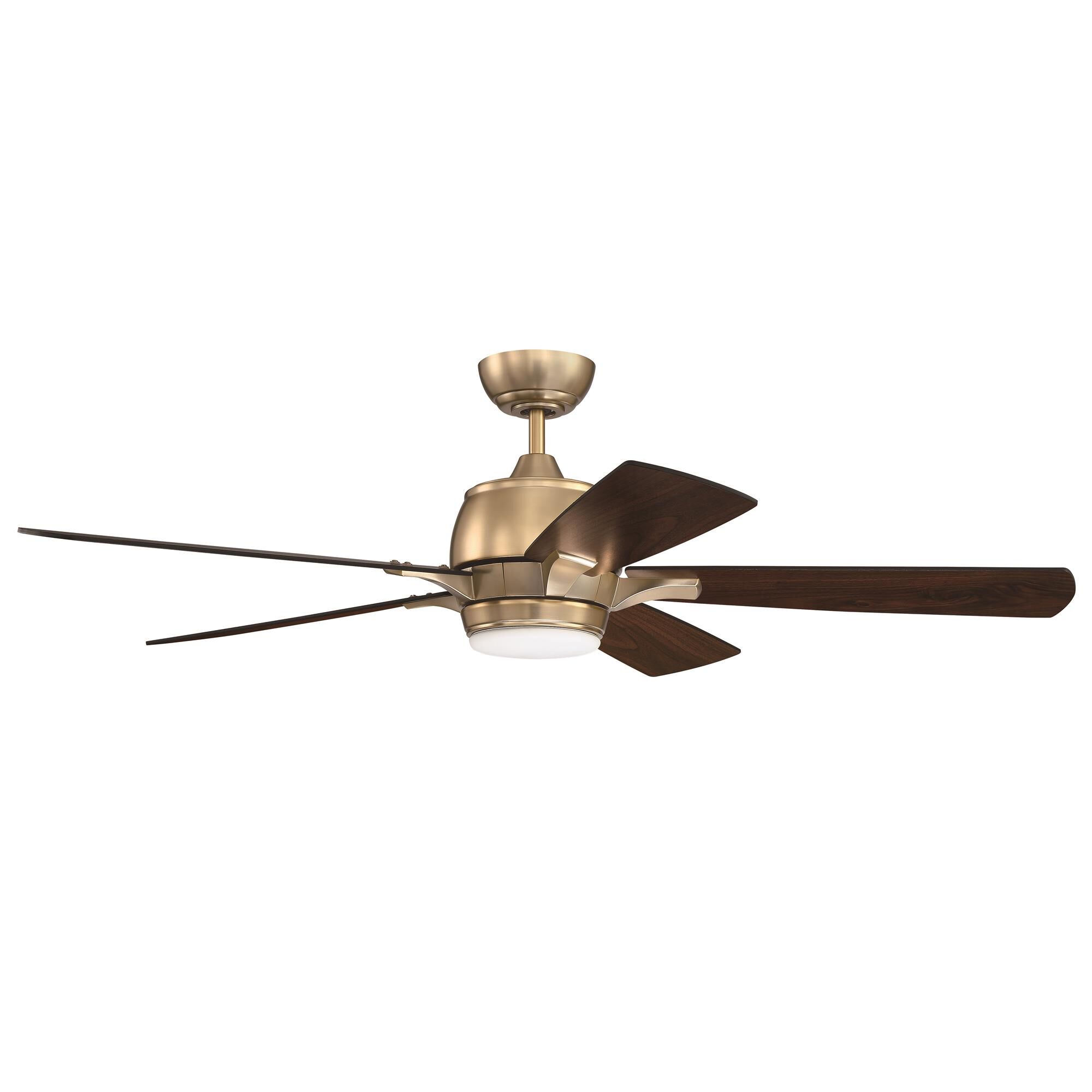 Shown in Satin Brass finish and Clear Lens glass