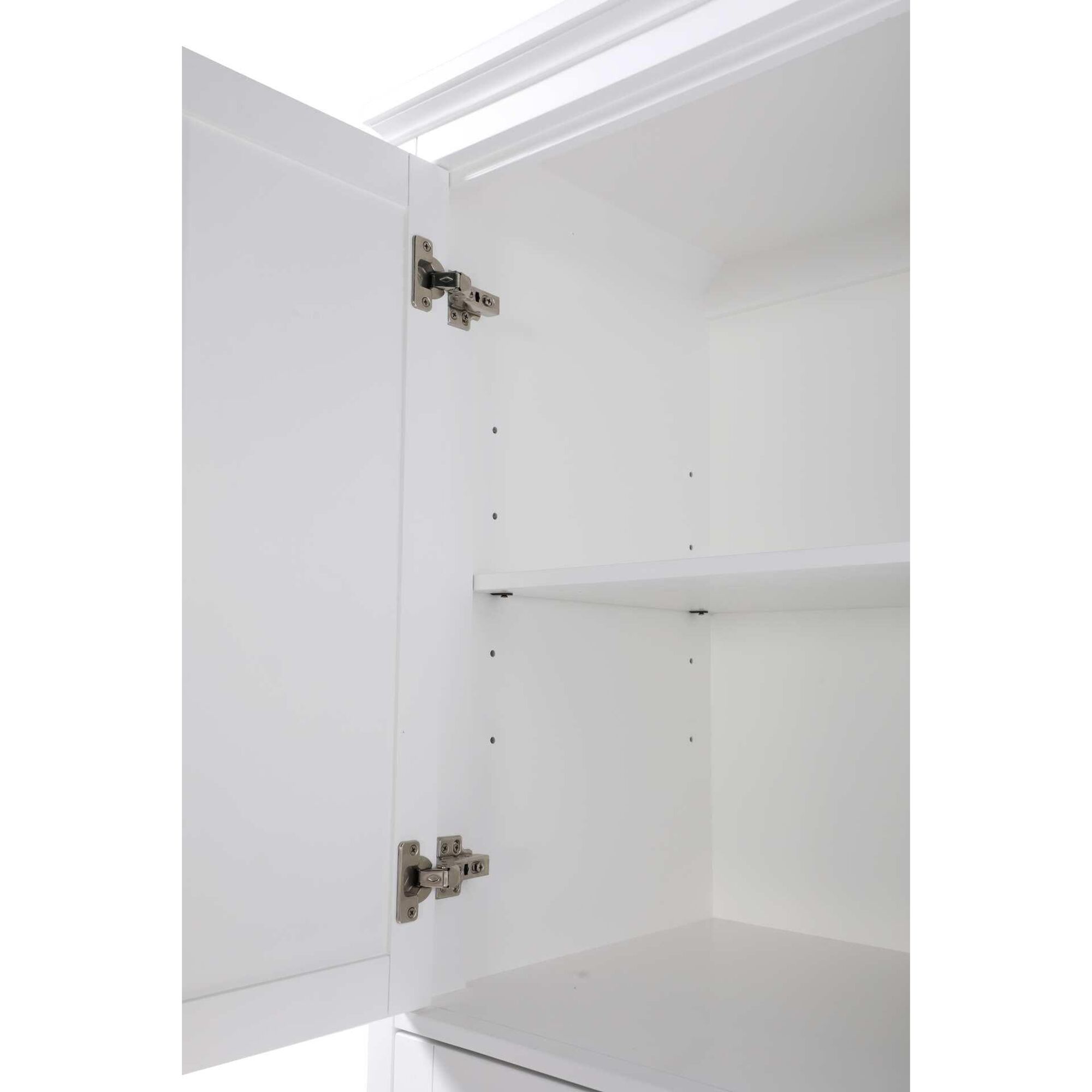 Shown in White finish