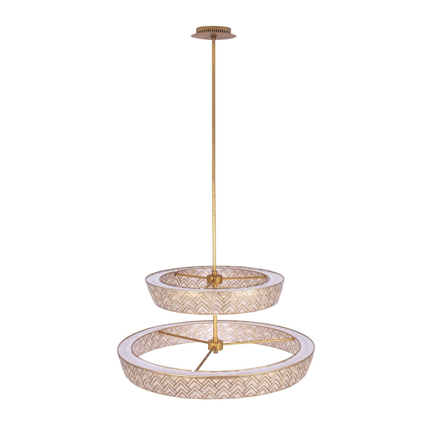 Geo 39 Inch Chandelier by Kalco