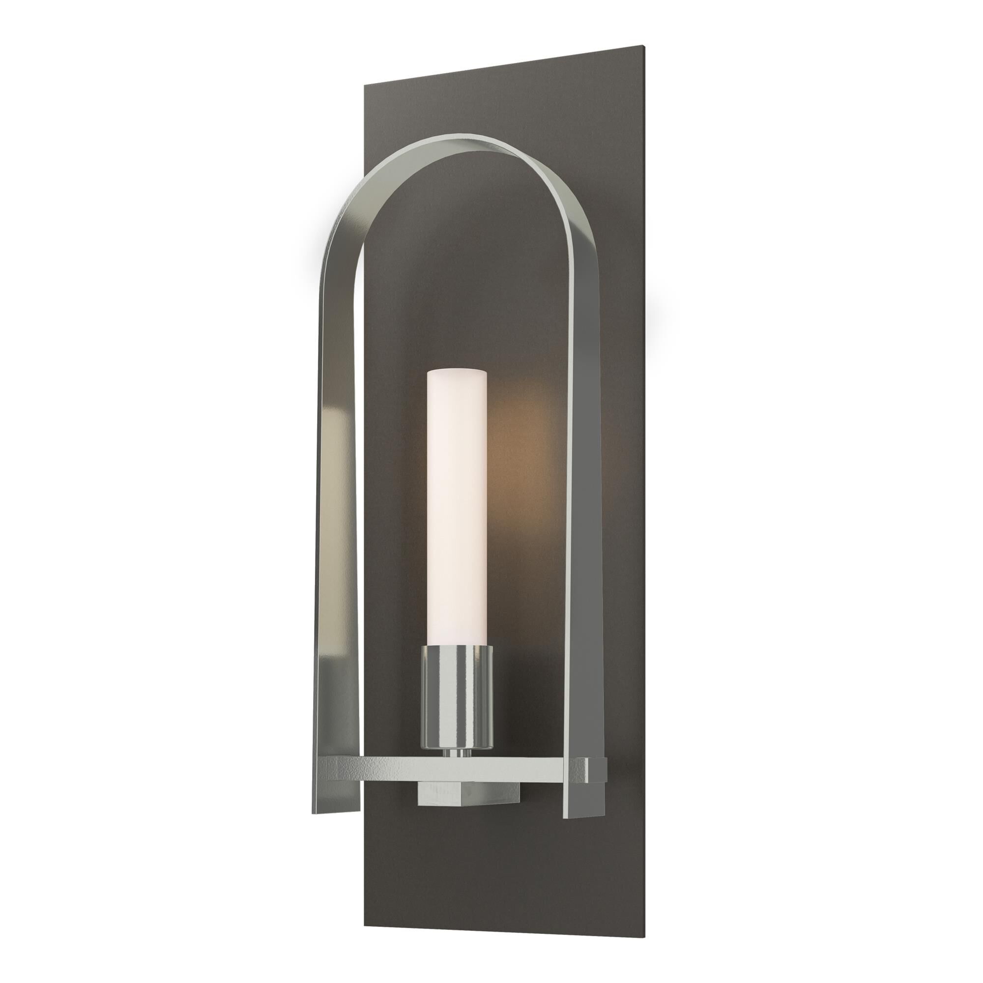 Shown in Dark Smoke finish and Frosted glass and Frosted Glass shade