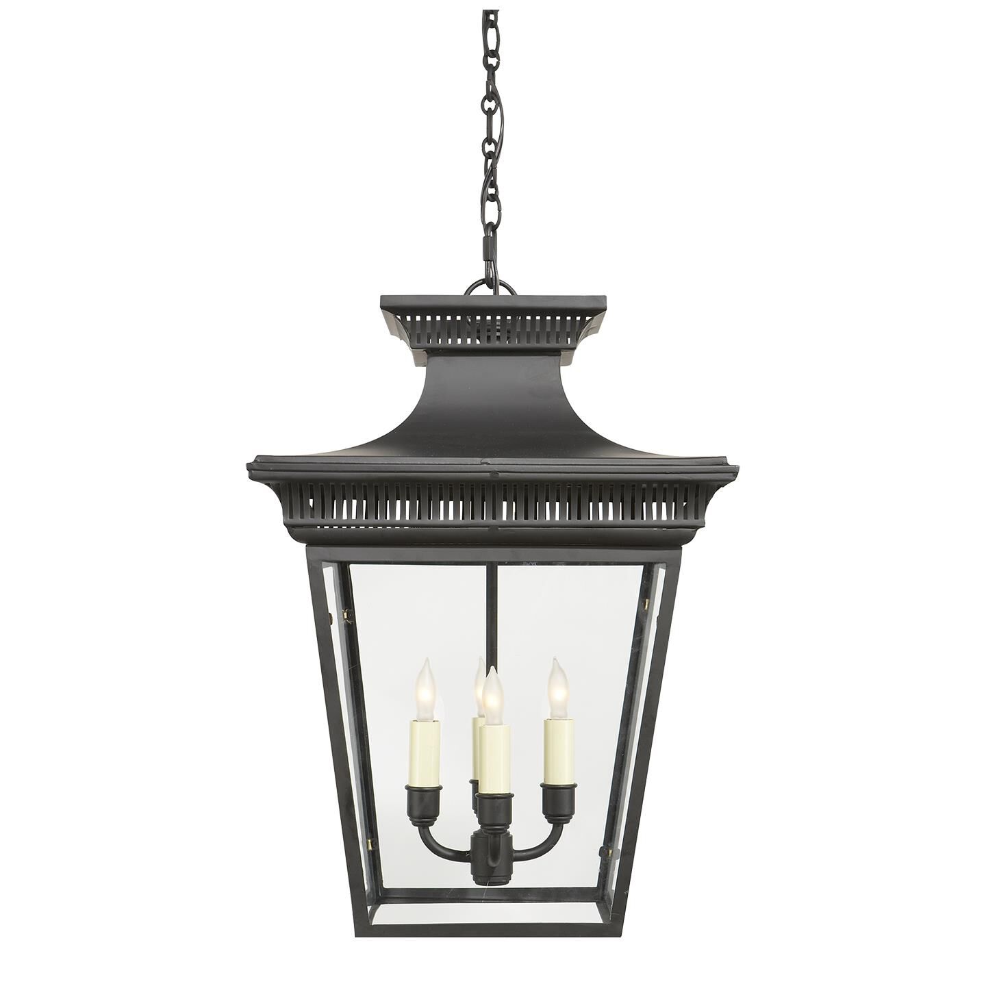 Chapman & Myers Elsinore 14 Inch Cage Pendant by Visual Comfort Signature Collection