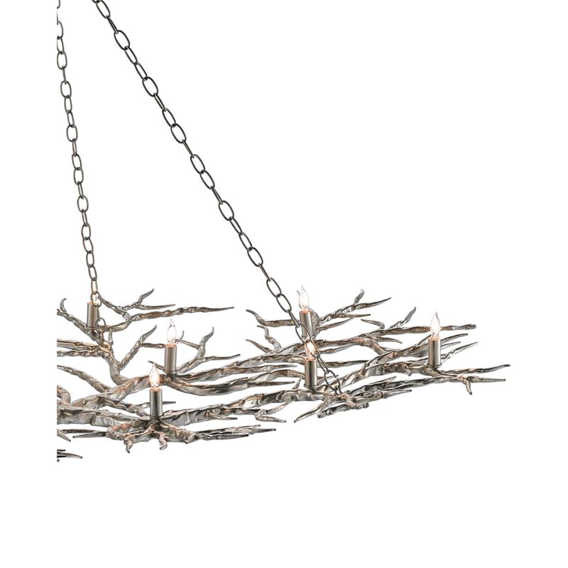Rainforest 74 Inch 14 Light Linear Suspension Light by Currey and Company