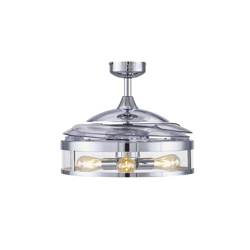 Classic 48 Inch Ceiling Fan with Light Kit by Beacon Lighting