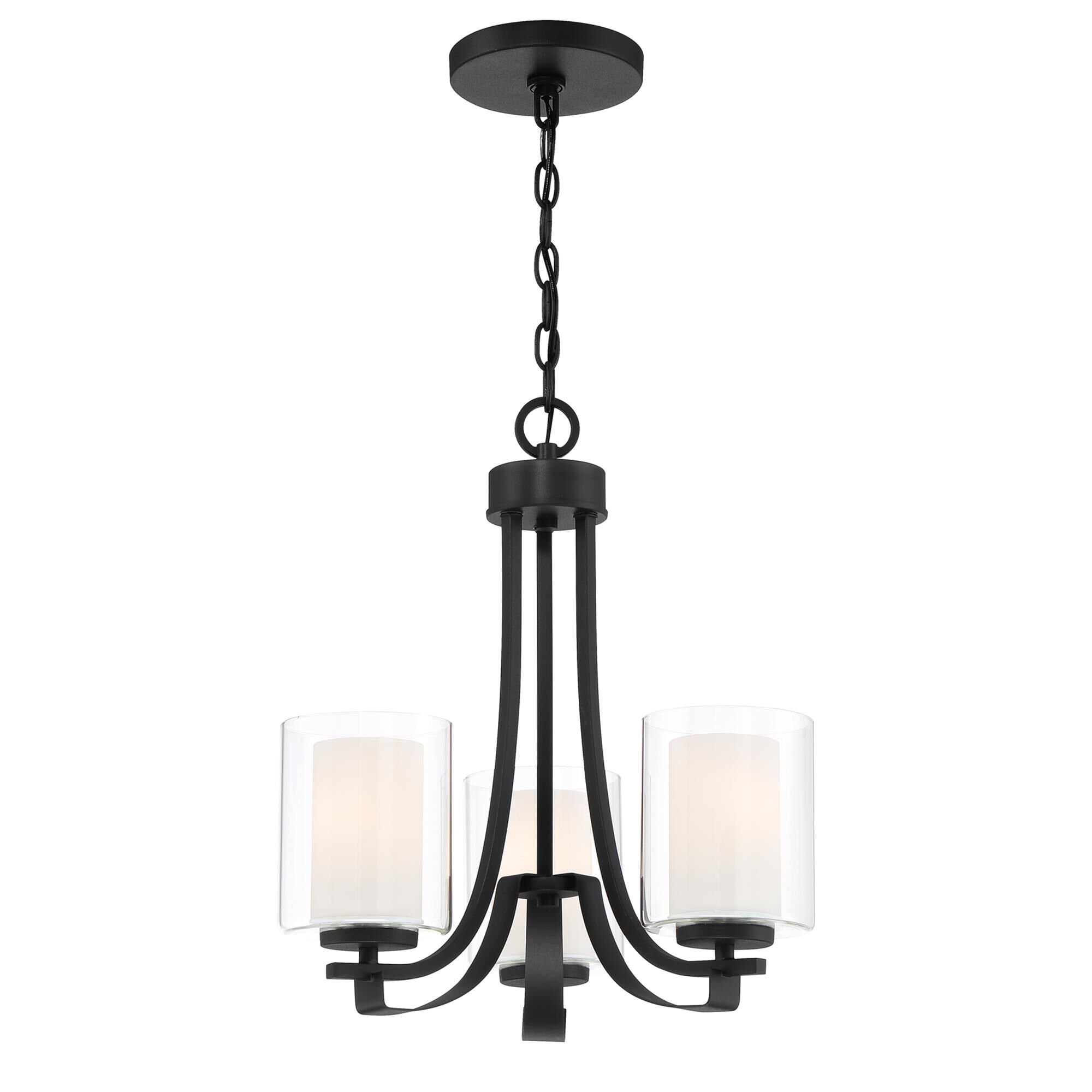 Shown in Sand Coal finish and Etched White glass and Glass shade