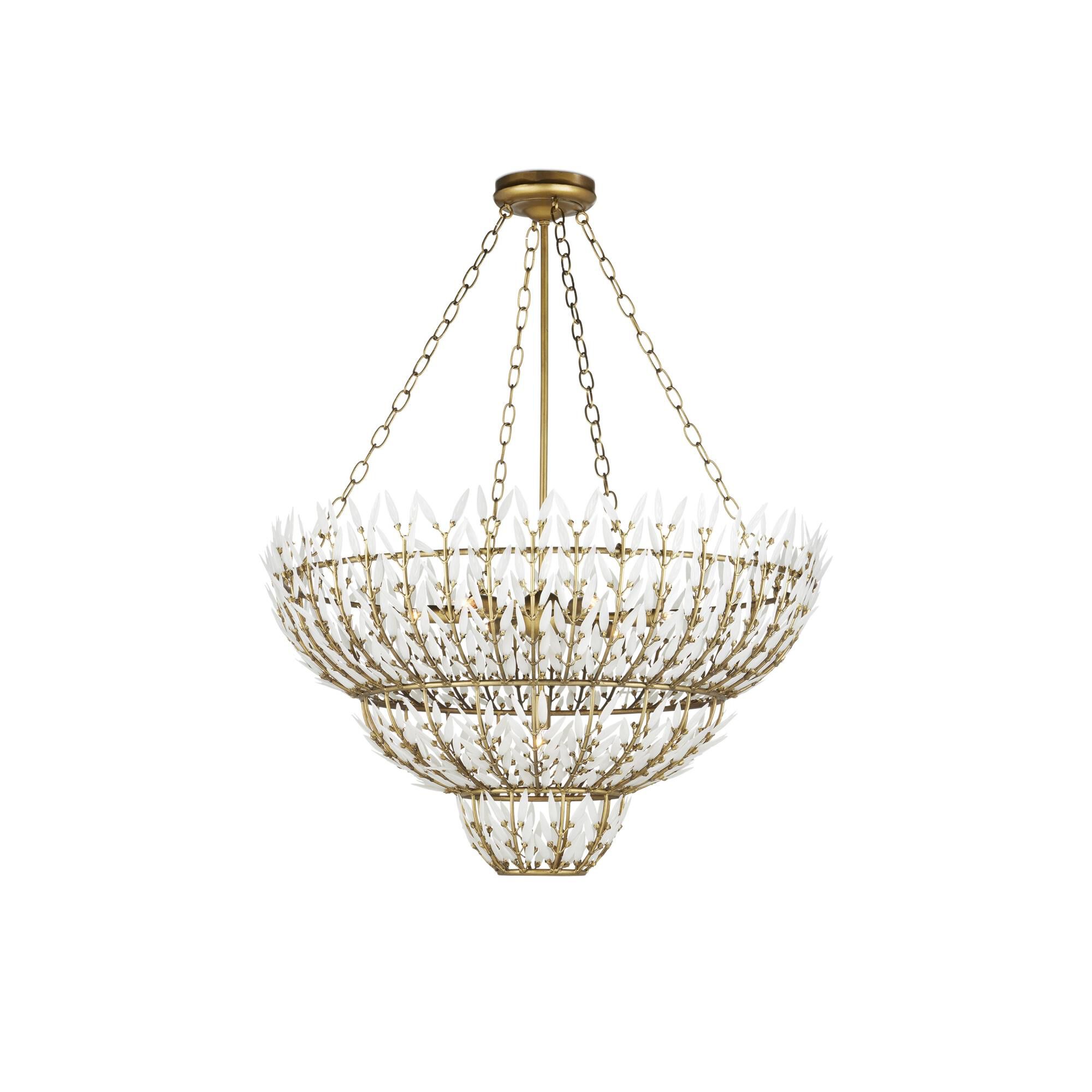 Shown in Brass/White finish