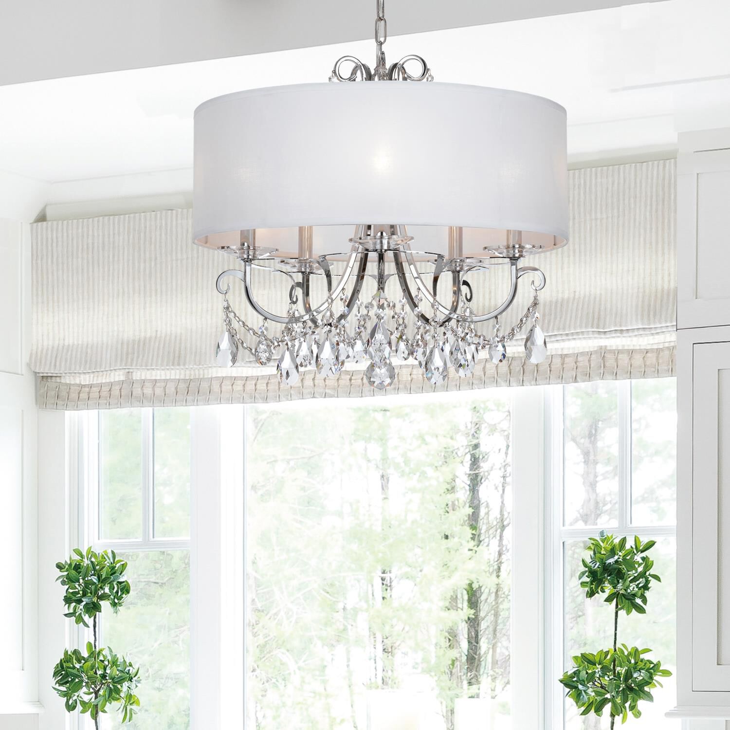 Othello 24 Inch 5 Light Chandelier by Crystorama
