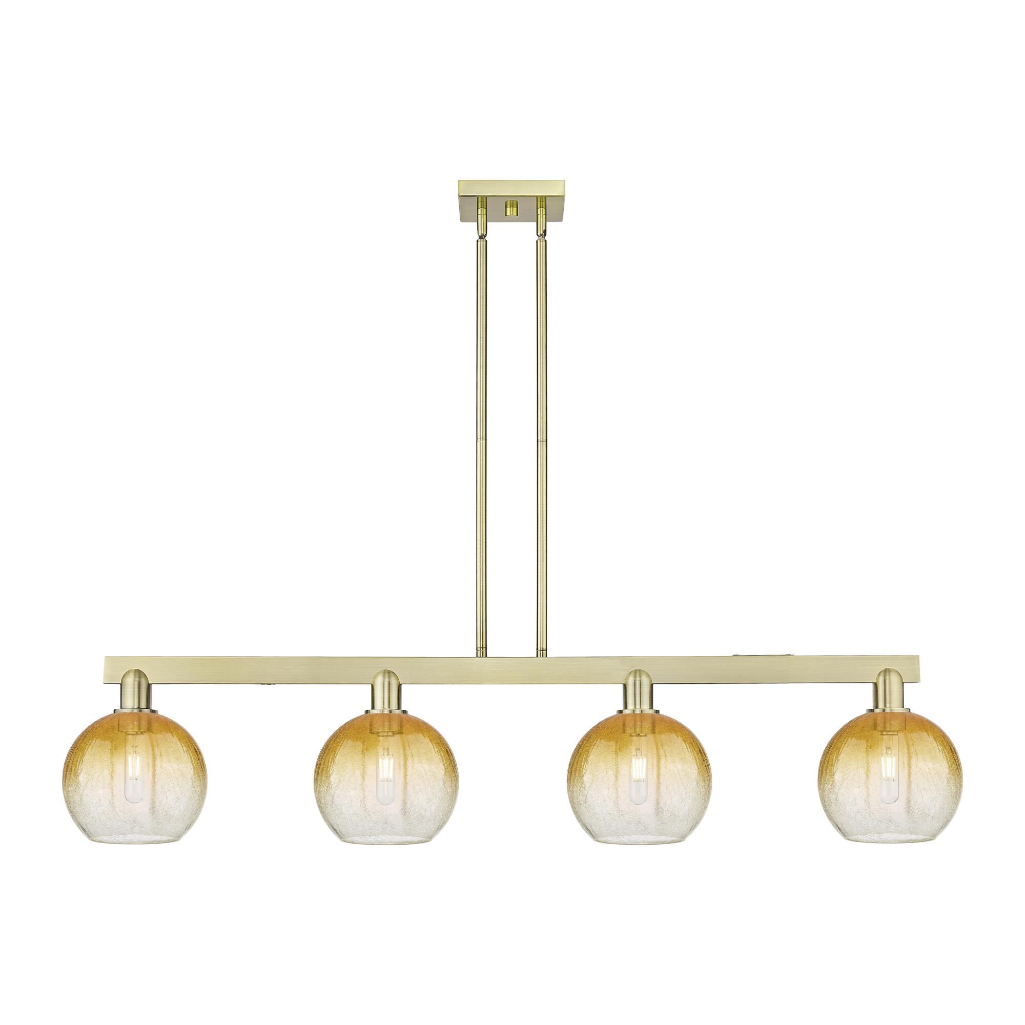 Bruno Marashlian Brookhaven Globe 48 Inch Linear Suspension Light by Innovations Lighting