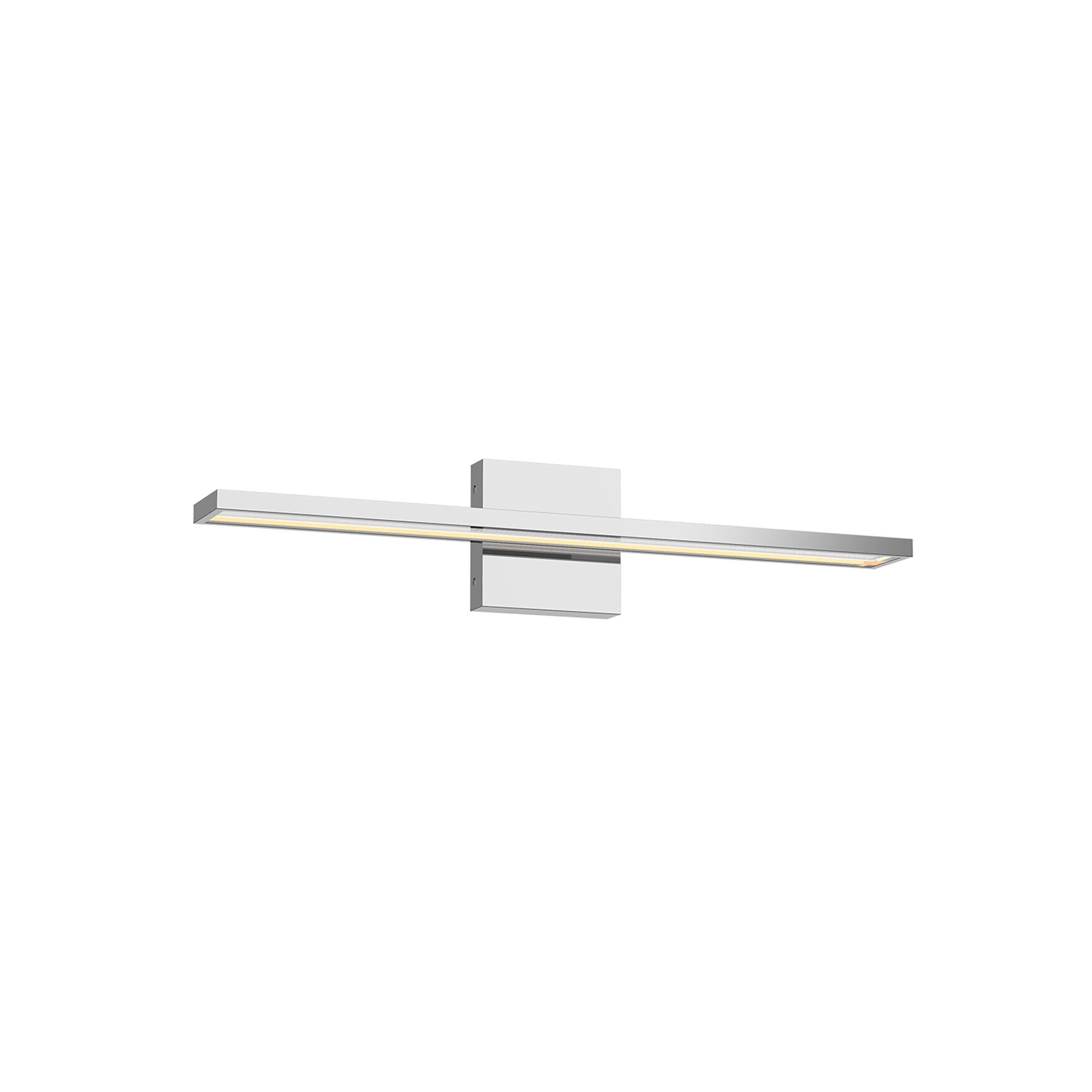 Shown in Chrome finish and Clear Acrylic glass