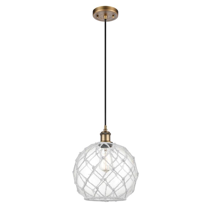 Innovations Lighting Bruno Marashlian Farmhouse Rope 10 Inch Mini Pendant