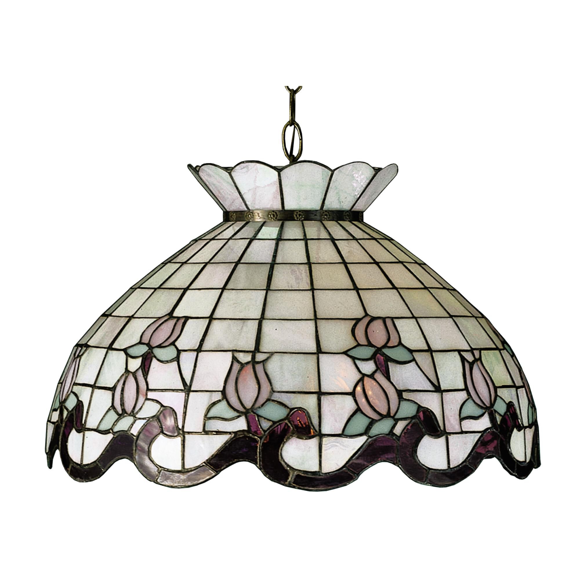 Roseborder 20 Inch Large Pendant by Meyda Lighting